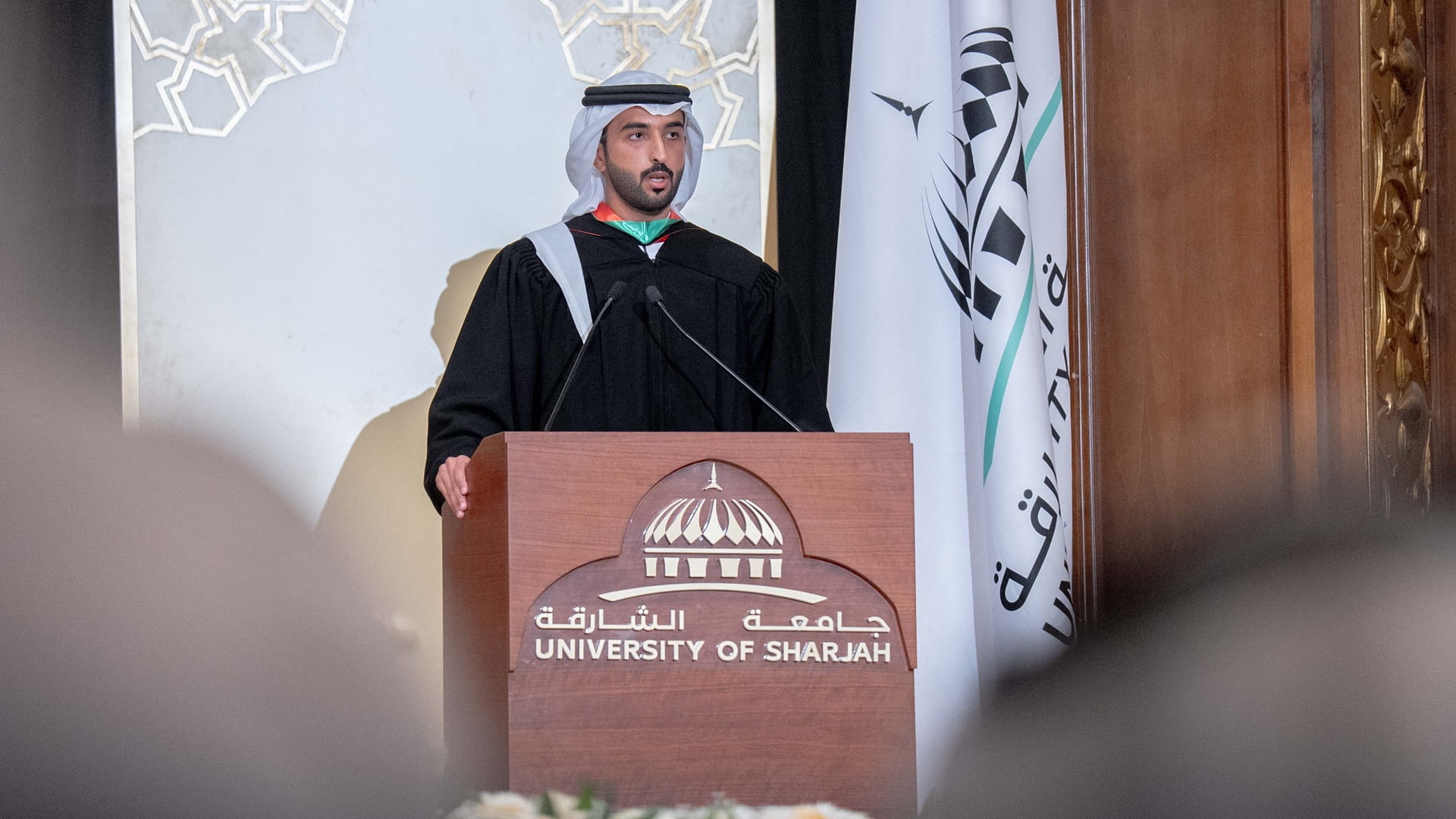 Sultan bin Ahmed attends UOS postgraduate graduation ceremony 7