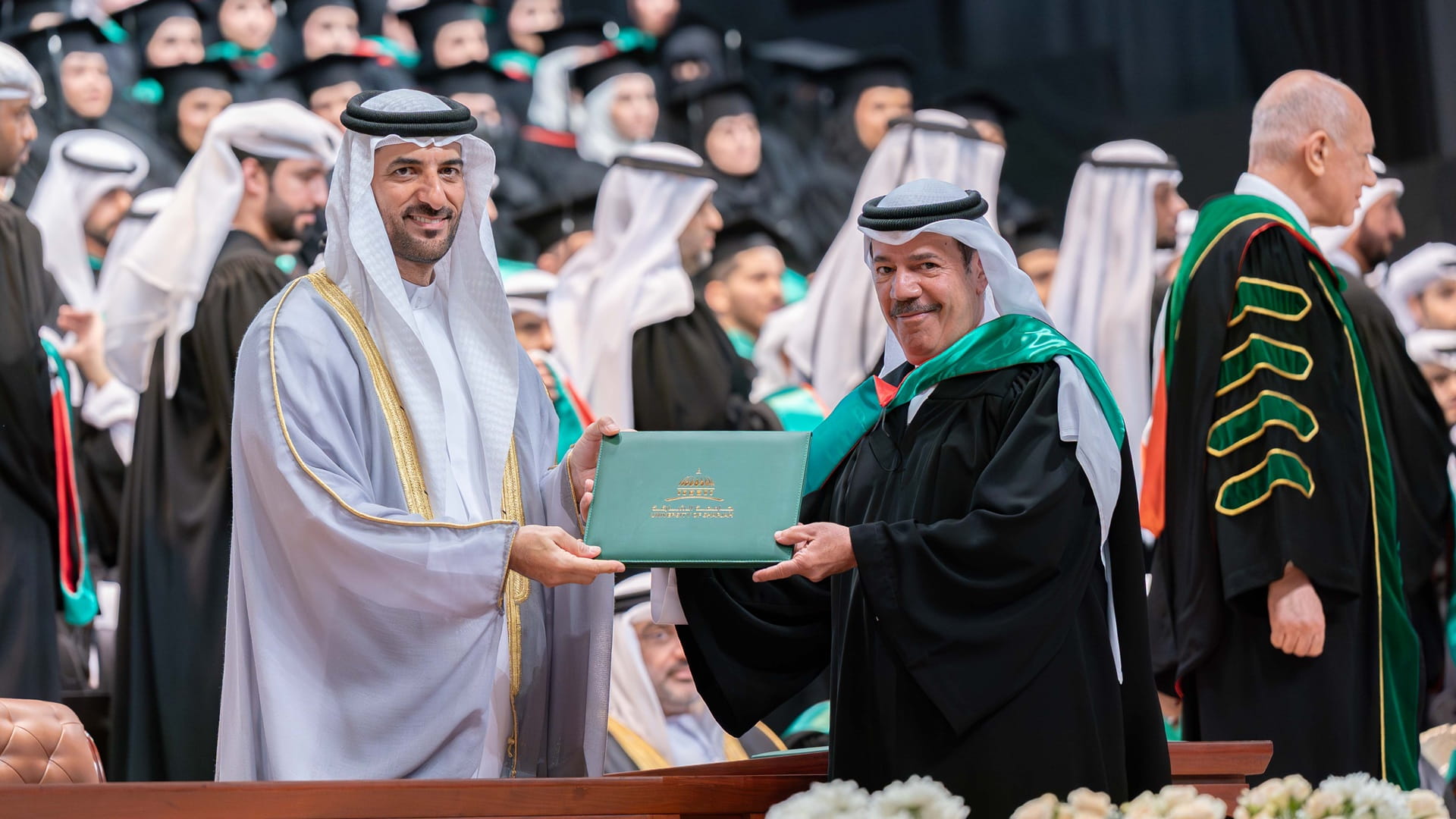 Sultan bin Ahmed attends UOS postgraduate graduation ceremony 8