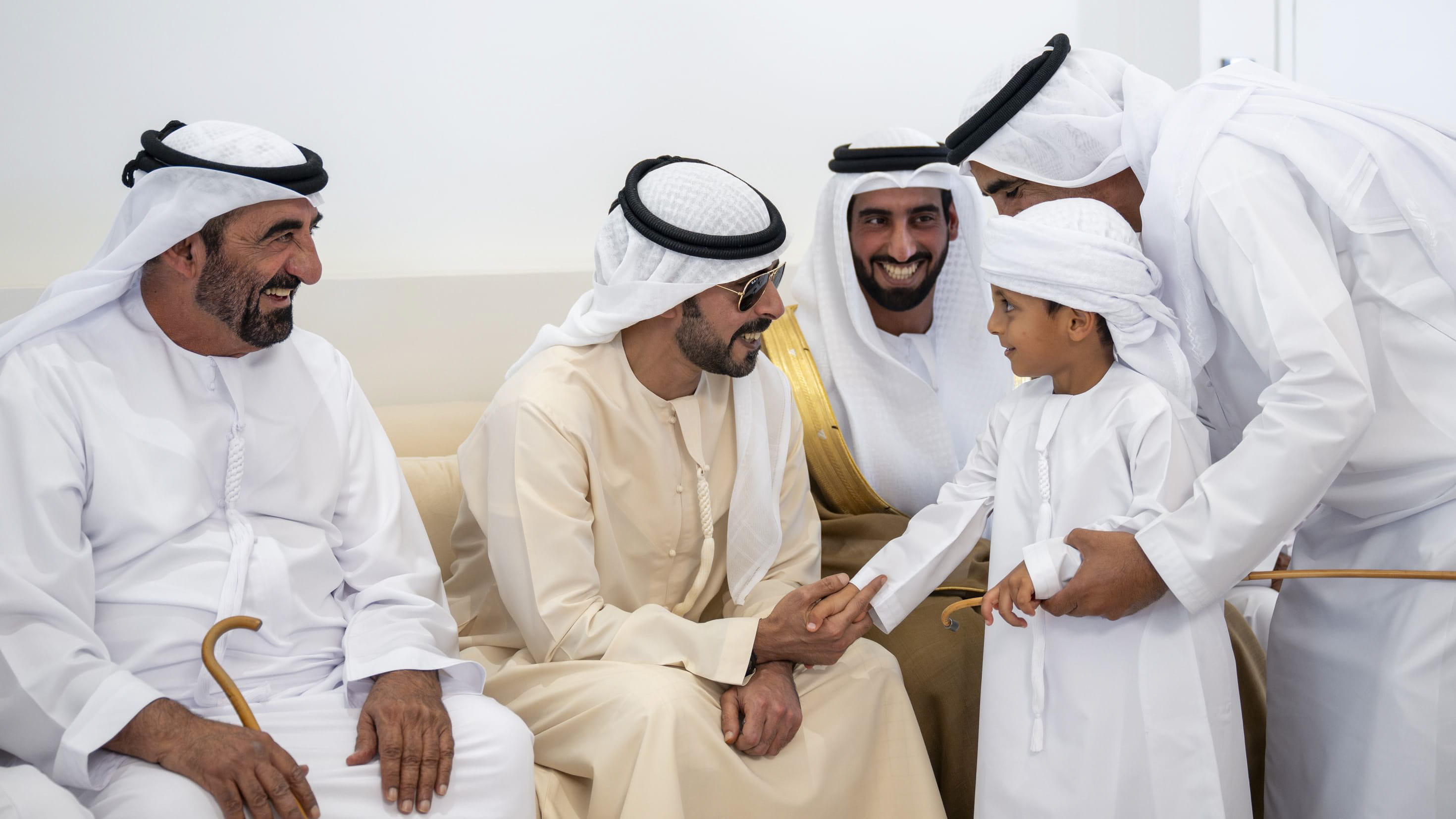 خليفة بن طحنون بن محمد يشهد حفل زفاف محمد سيف الكلباني