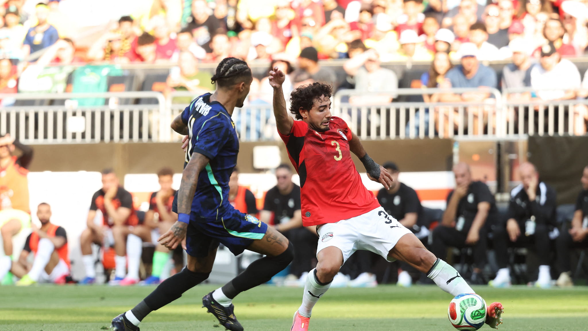 منتخب البرازيل يتغلب على مصر استعداداً للمونديال  