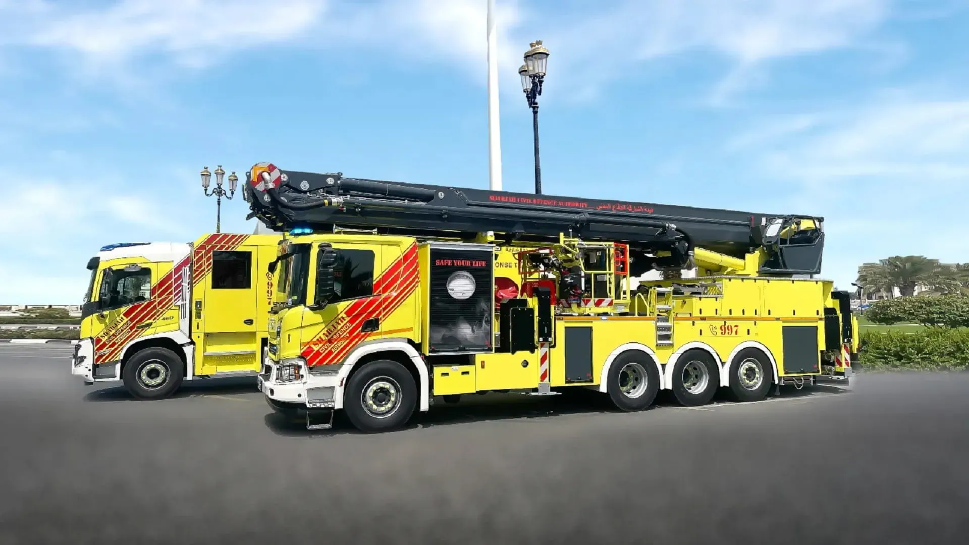 Sharjah Civil Defence rescues newborn from Al Nasserya fire