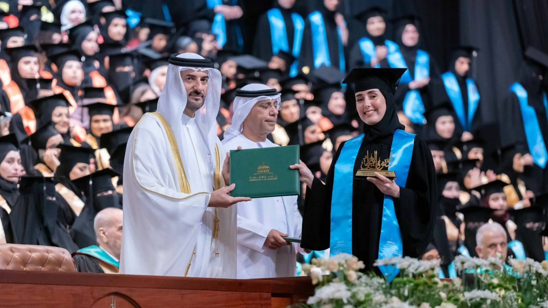 Sultan bin Ahmed attends UOS spring 2026 female graduation