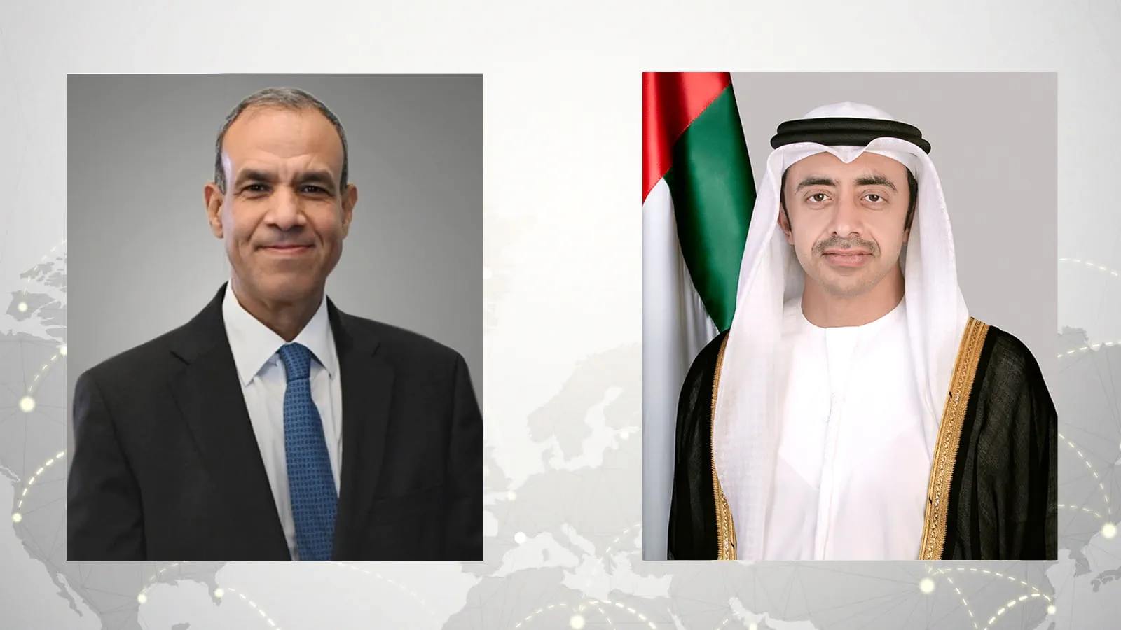 Abdullah bin Zayed, Egyptian FM discuss ties, developments