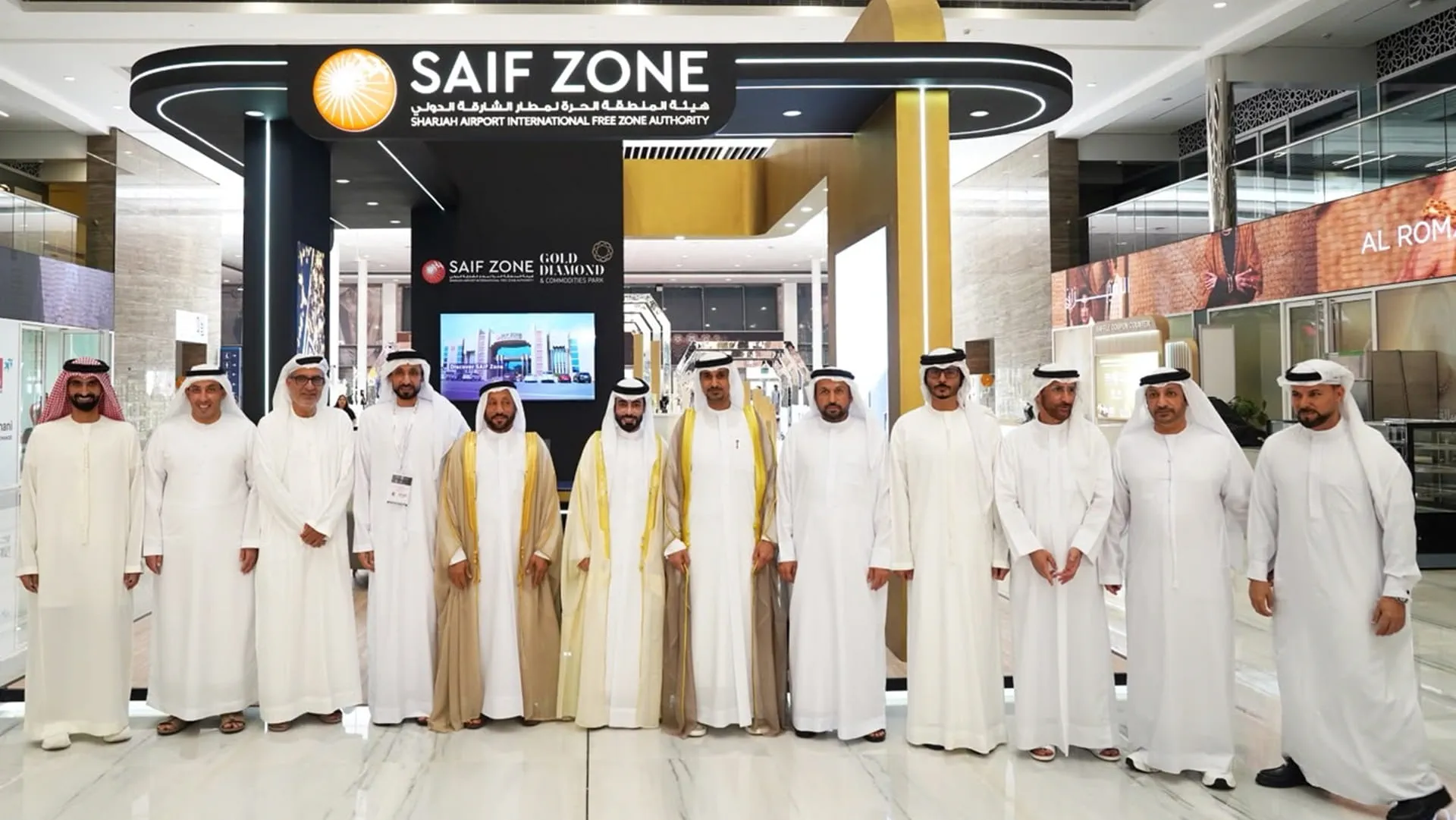 SAIF Zone promotes gold investment at Watch and Jewellery ME show