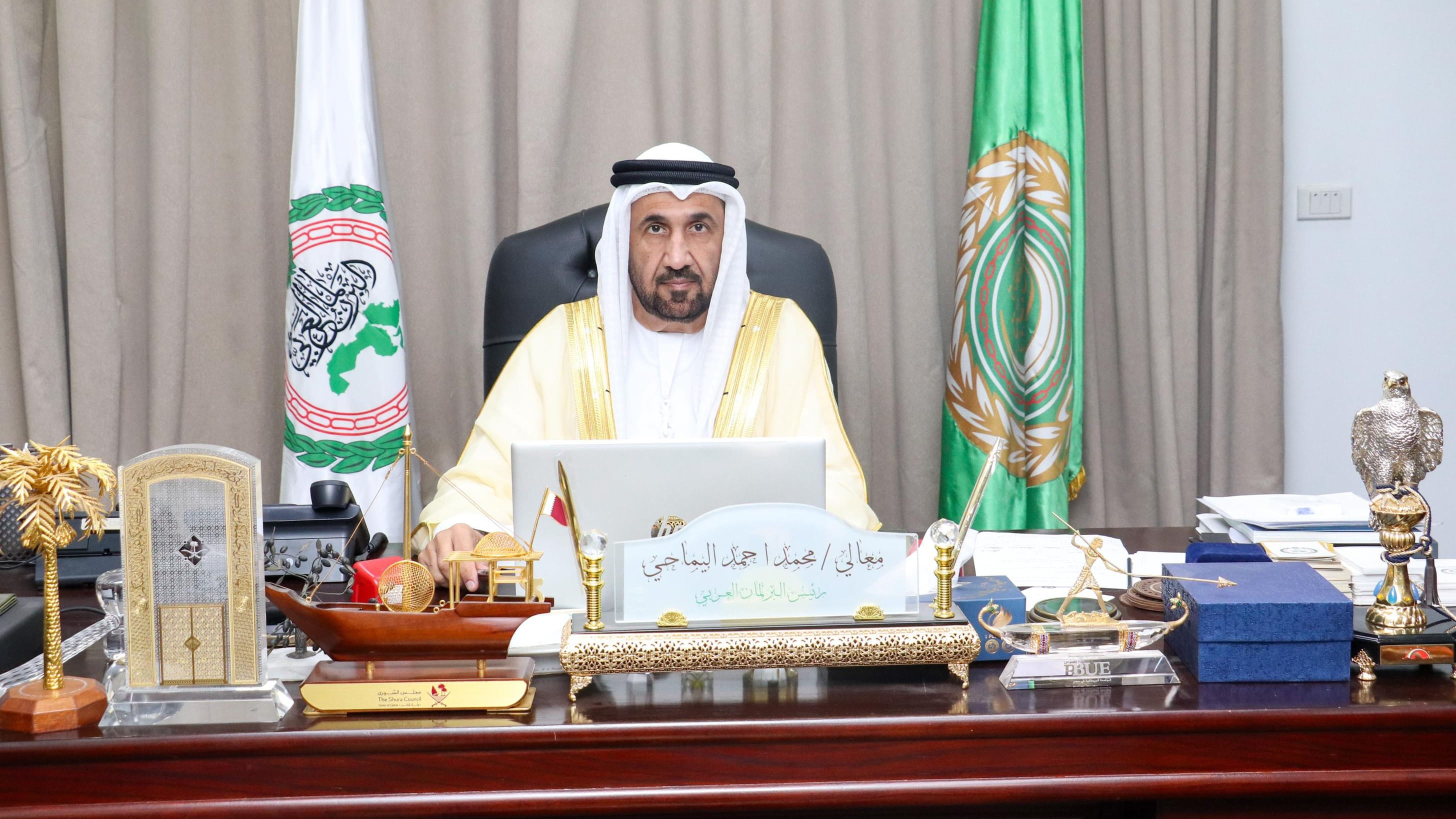 معالي محمد بن أحمد اليماحي رئيس البرلمان العربي 