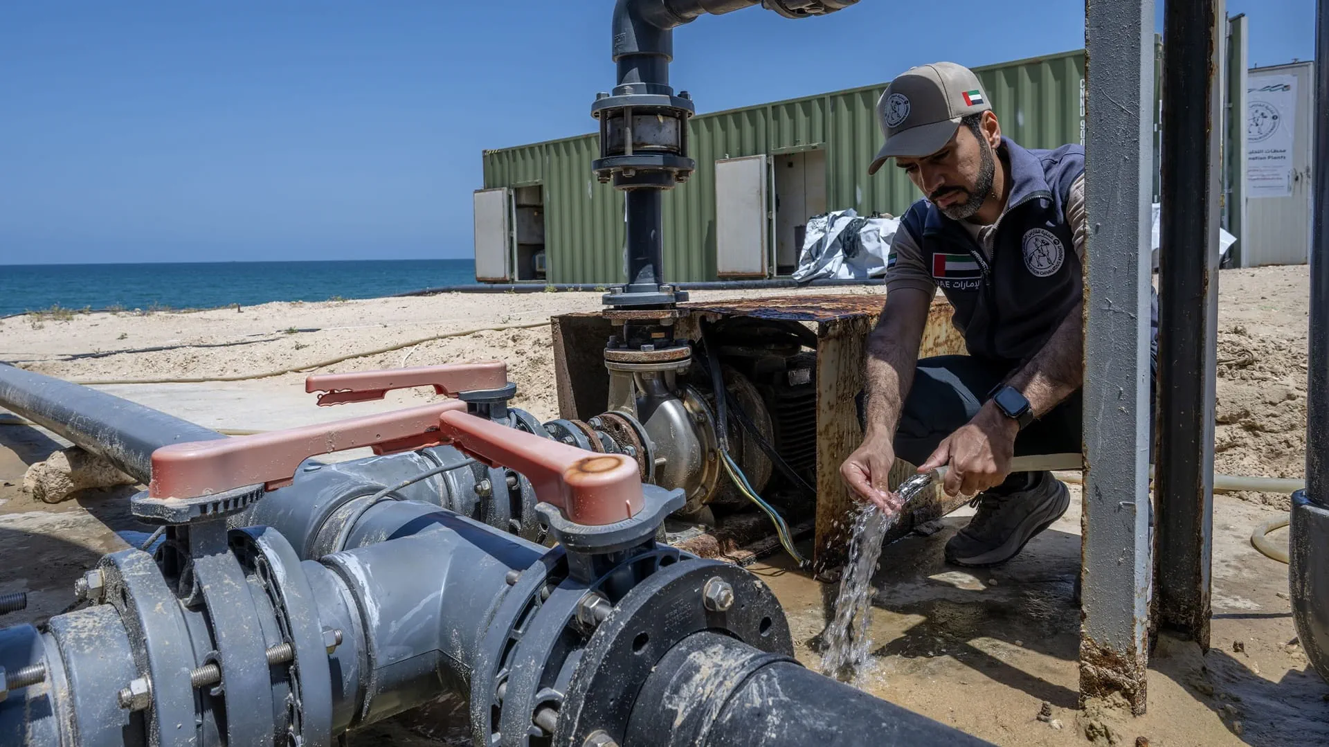UAE desalination facilities in Rafah supply Khan Younis water