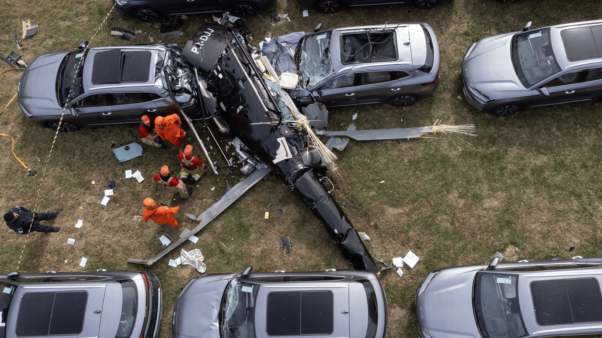 Six killed as helicopters collide in Brazil's Rio de Janeiro 