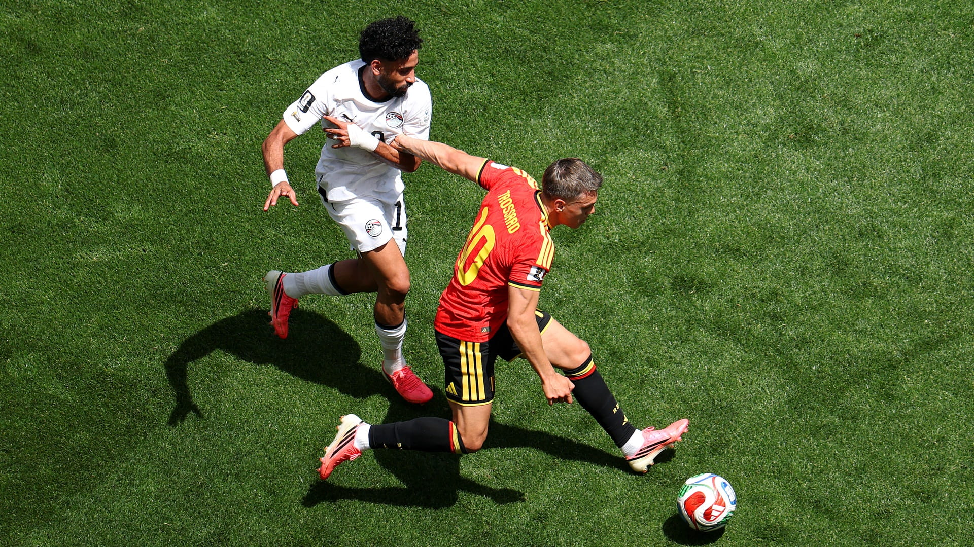Belgium fight back to draw with Egypt in World Cup