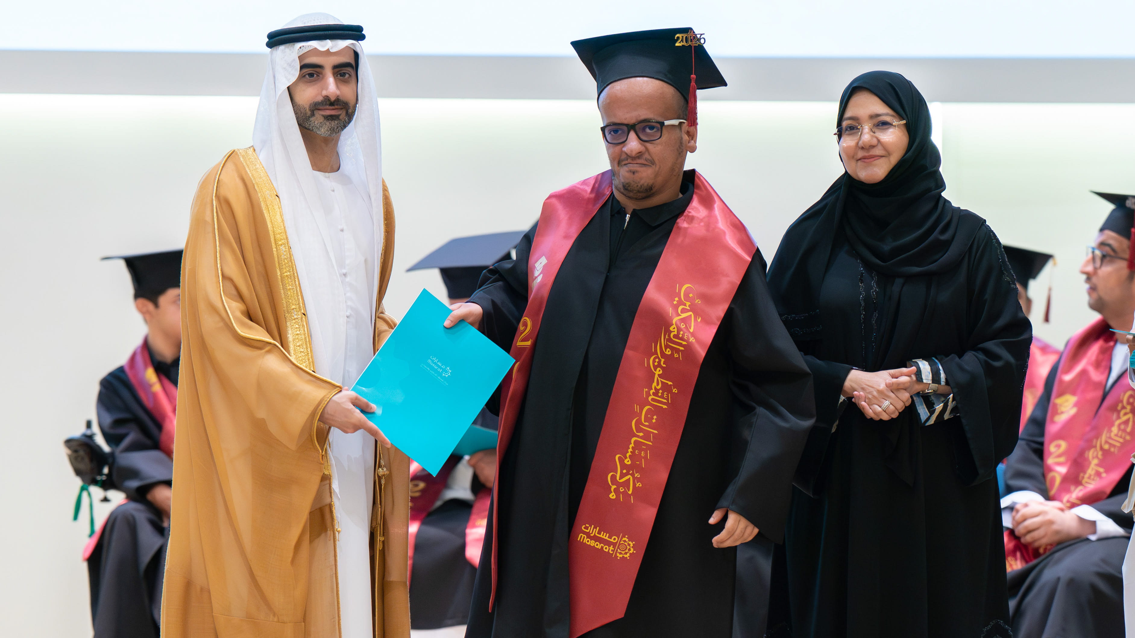 سالم بن عبد الرحمن يشهد تخريج طلبة مركز مسارات للتطوير والتدريب