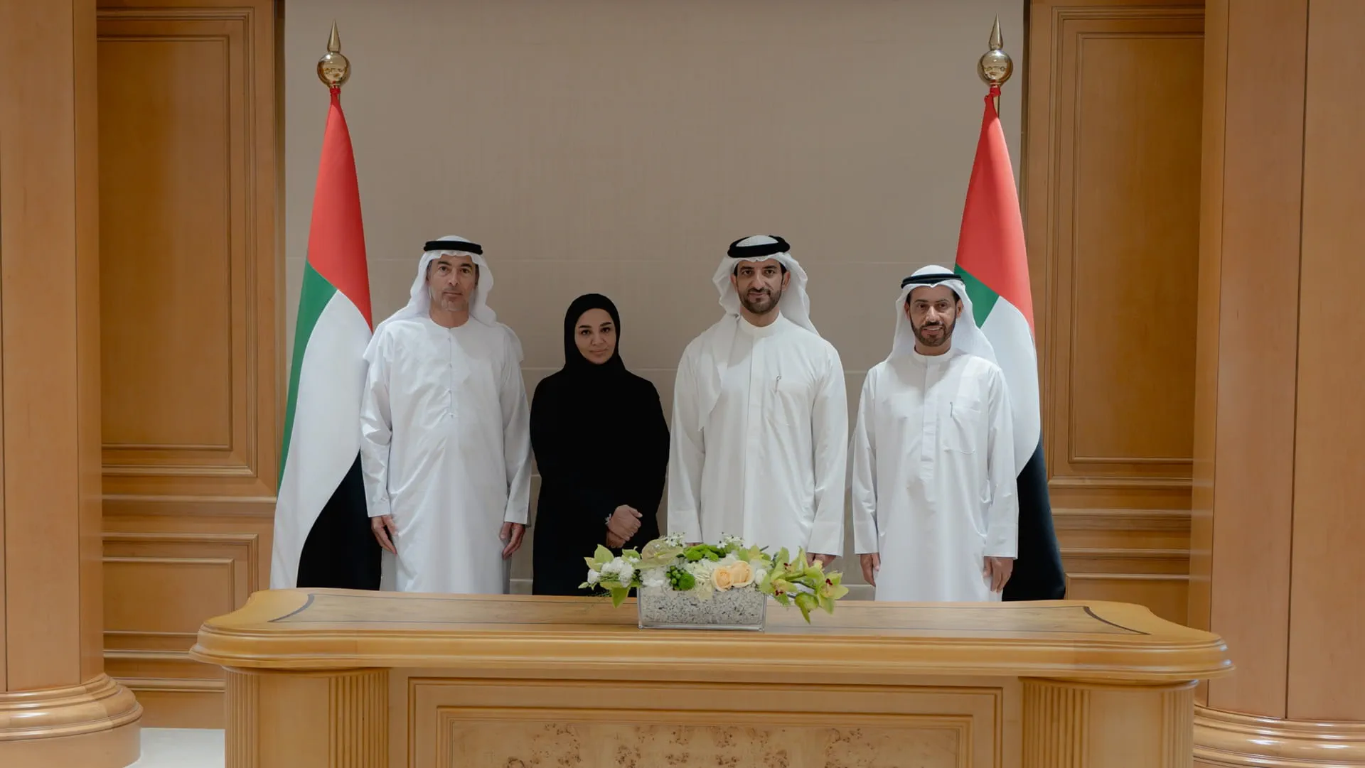 Image for the title: Sultan bin Ahmed witnesses Judicial Dept and CBUAE MoU signing 