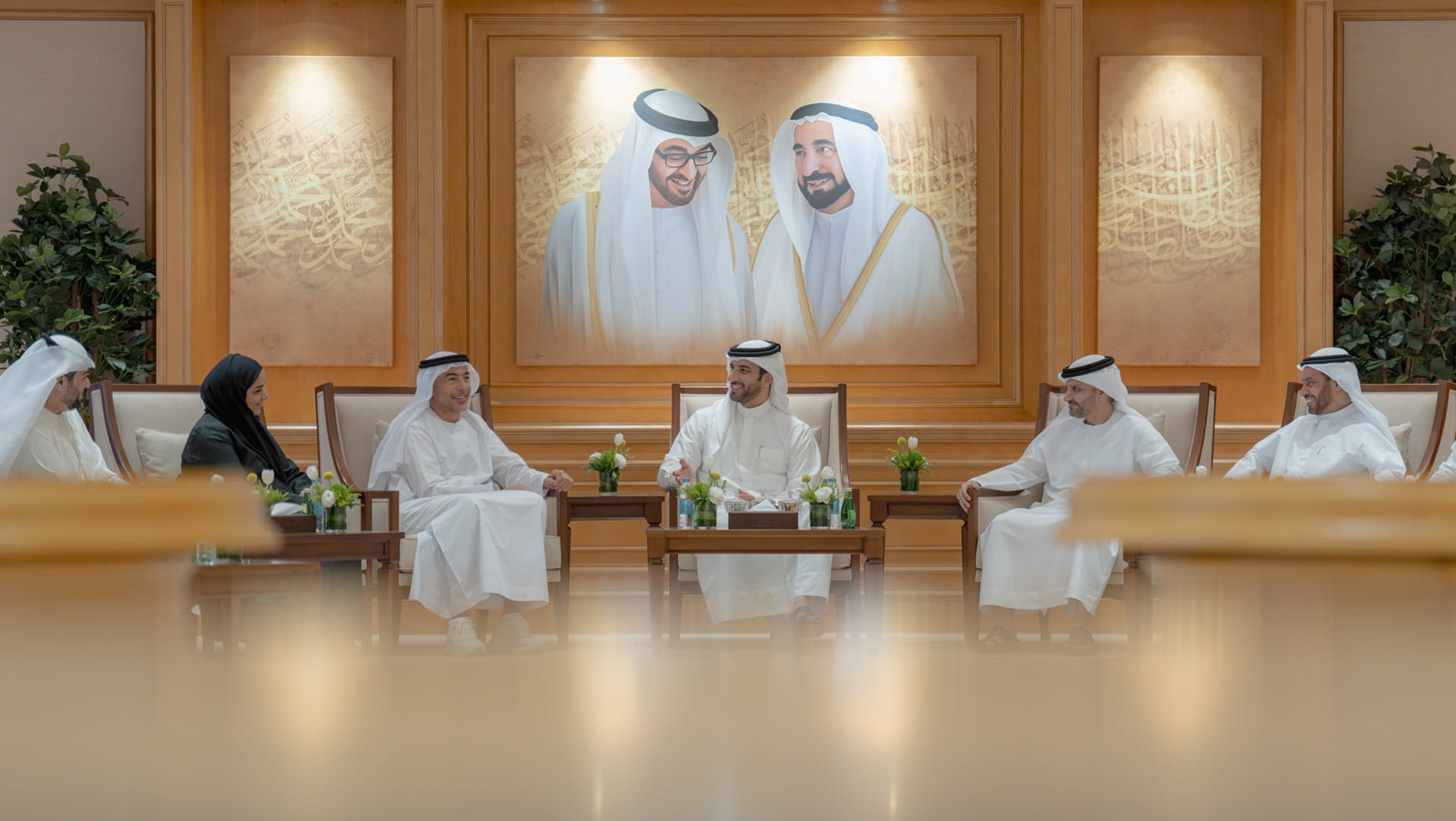 His Highness during meeting