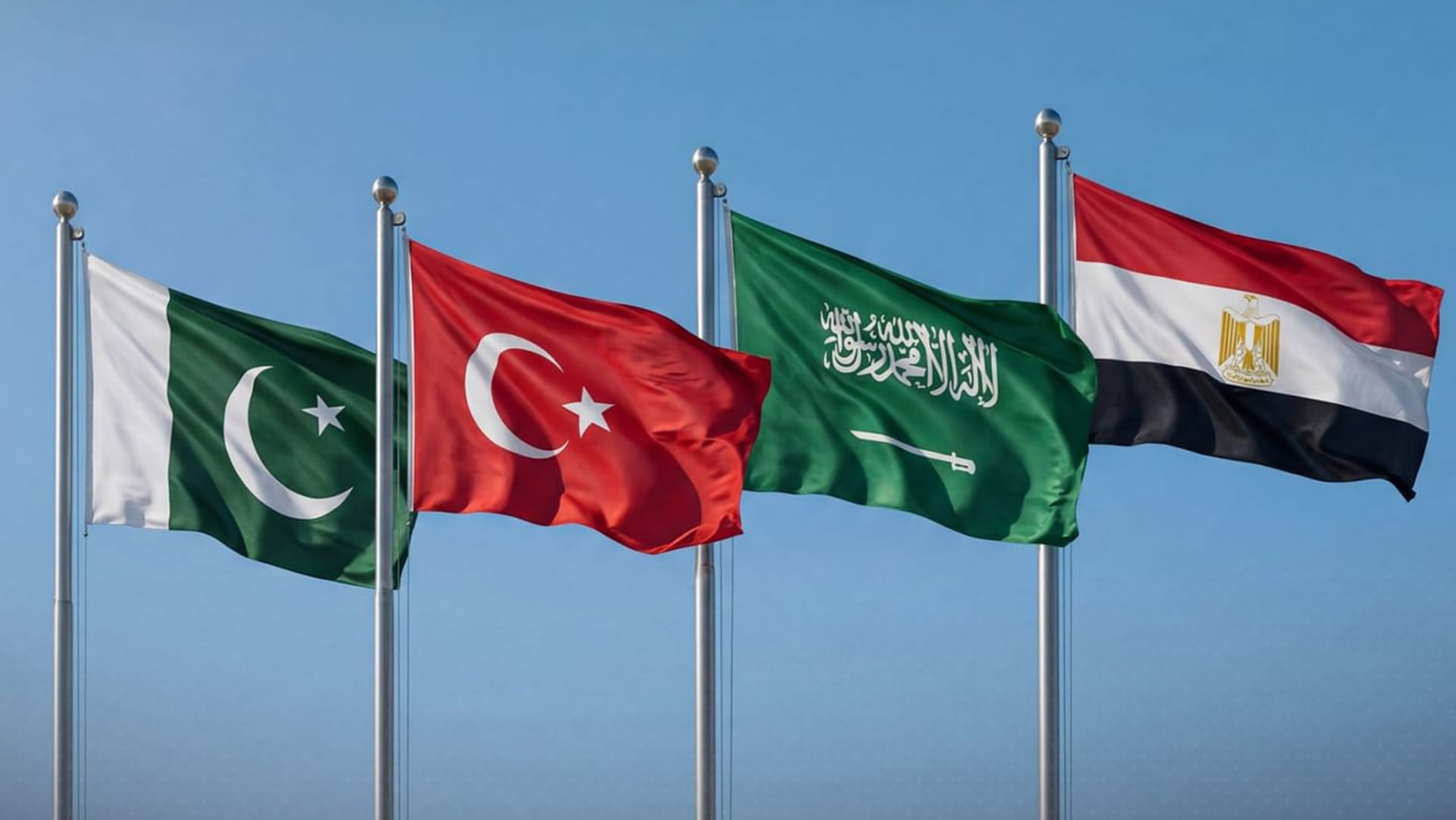 صورة بعنوان: مصر والسعودية وتركيا وباكستان تؤكد ضرورة ضمان أمن الخليج 