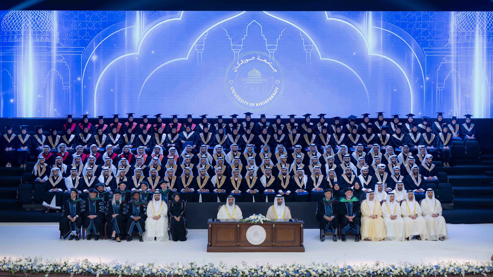 Sultan bin Ahmed attends the second graduation ceremony of UKF