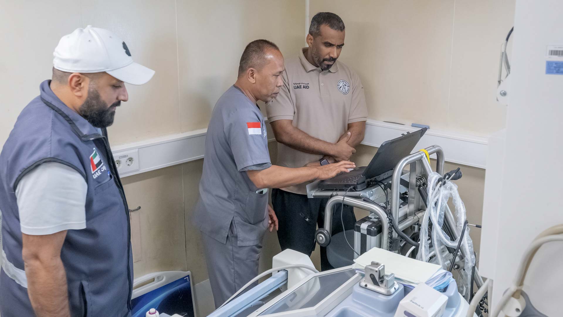 Indonesian team continues support at UAE Floating Hospital