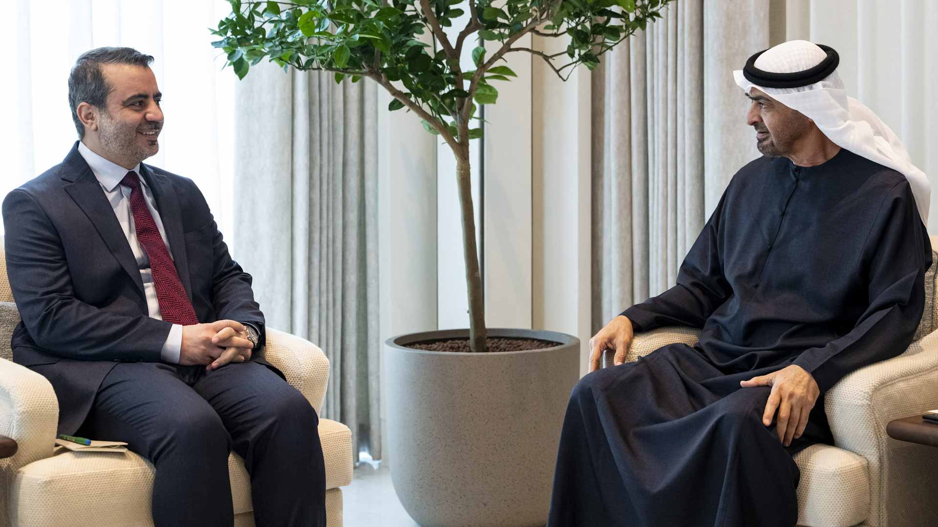 UAE President receives Syrian Foreign Minister