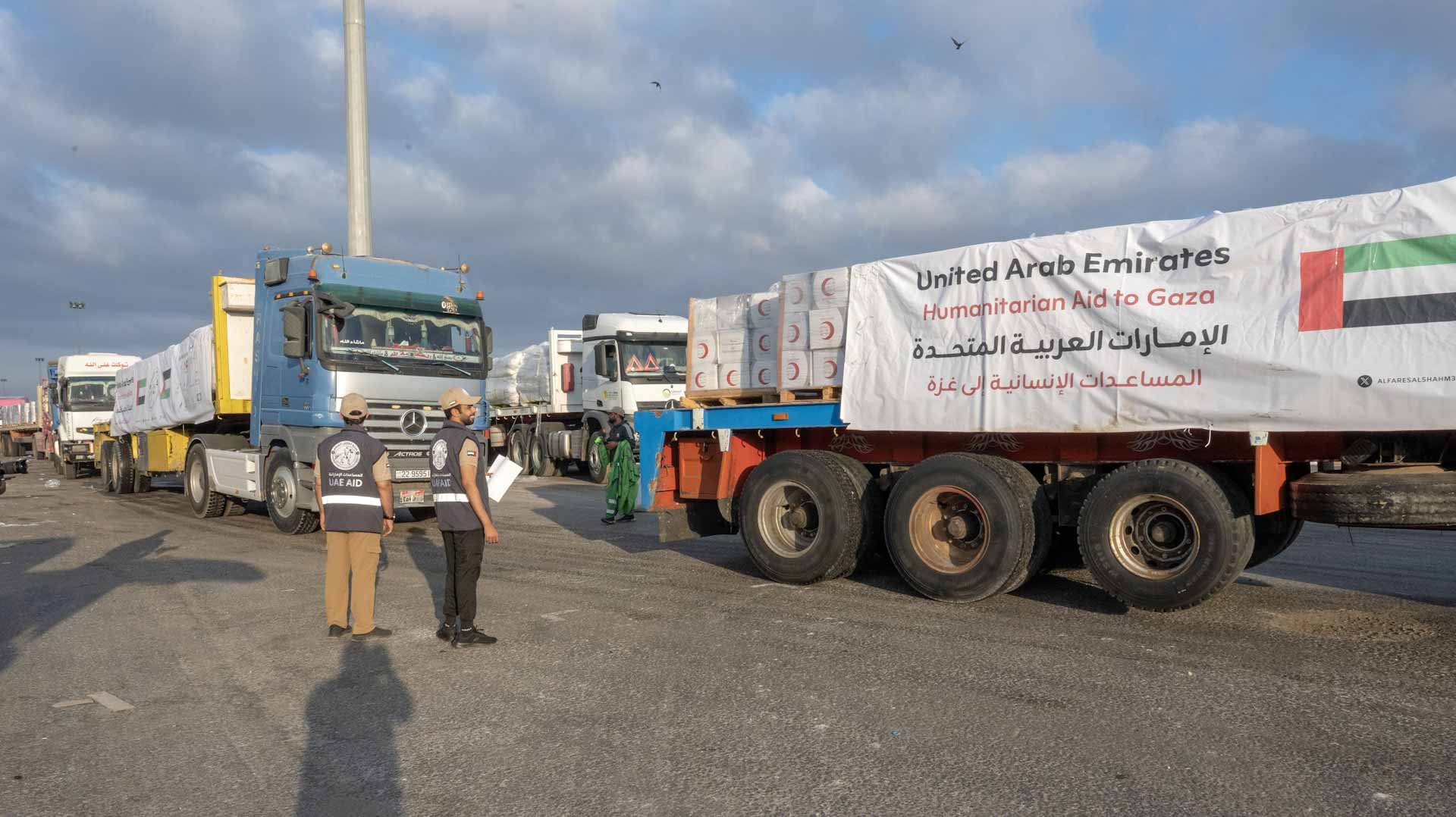 Five UAE aid convoys enter Gaza