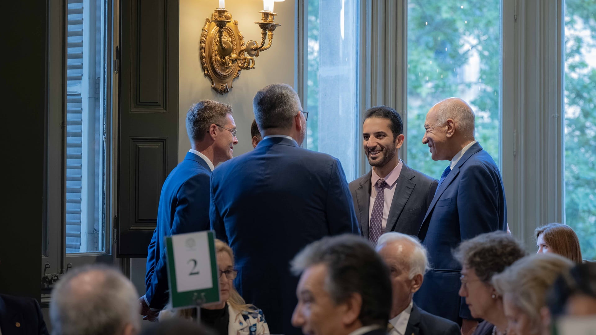 Sultan bin Ahmed attends Royal European Academy of Doctors dinner 4