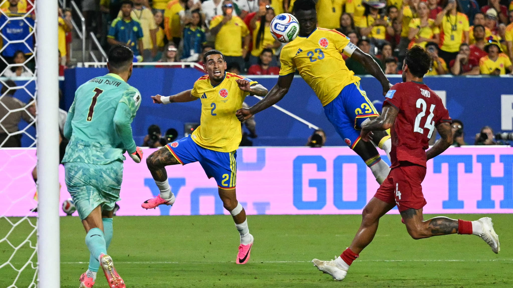 كولومبيا تتعادل أمام البرتغال وتتصدر المجموعة 11 في المونديال  