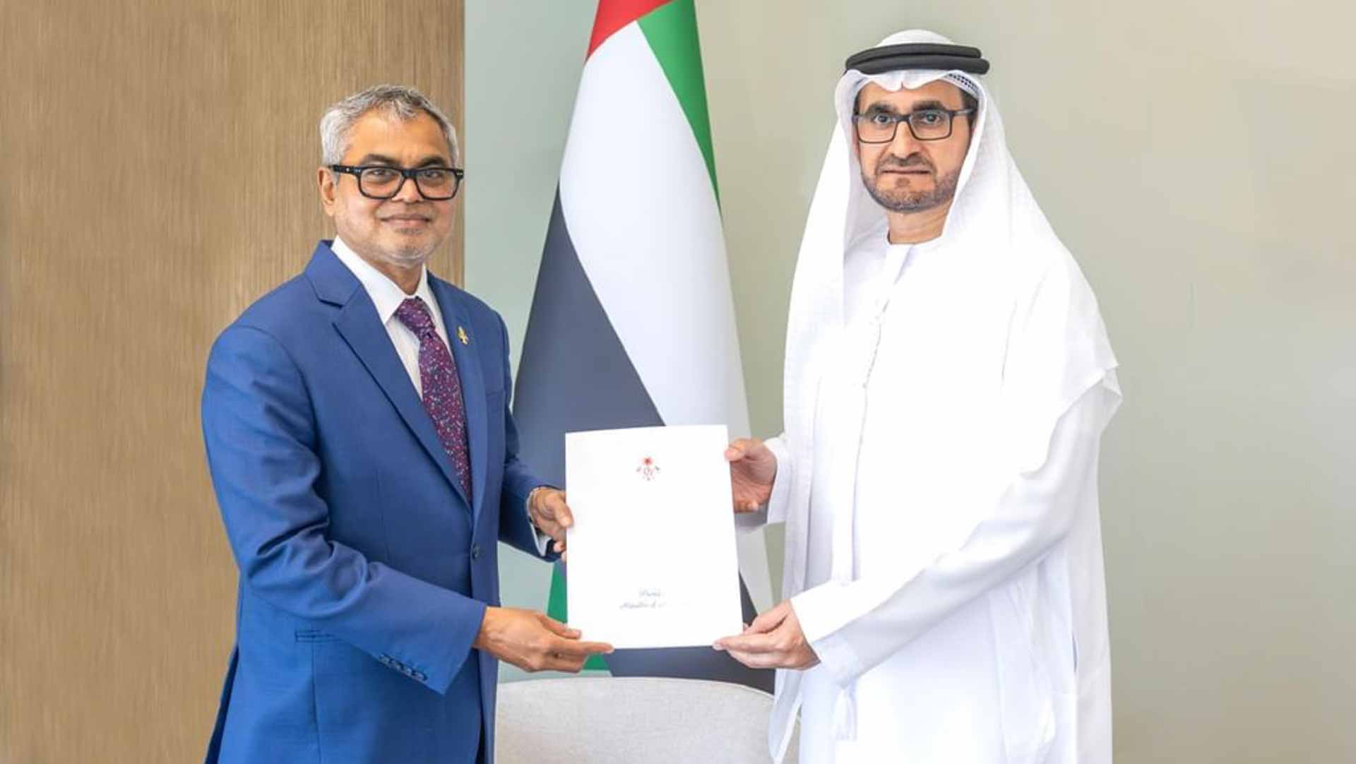 MoFA receives copy of credentials of Ambassador of Maldives