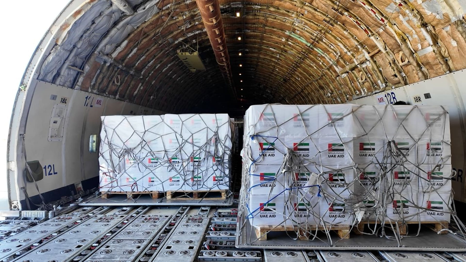 Saud bin Rashid Al Mualla Establishment aid reaches Gaza 2 