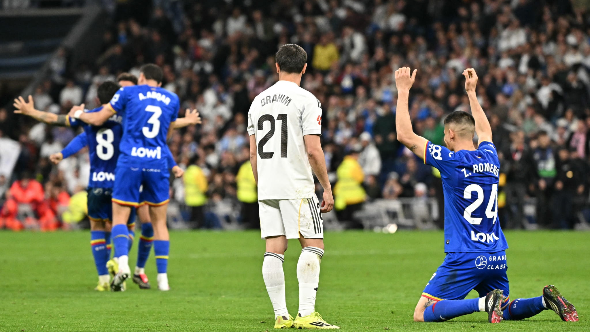 خيتافي يخطف النقاط الثلاث من أمام ريال مدريد بالدوري الإسباني  