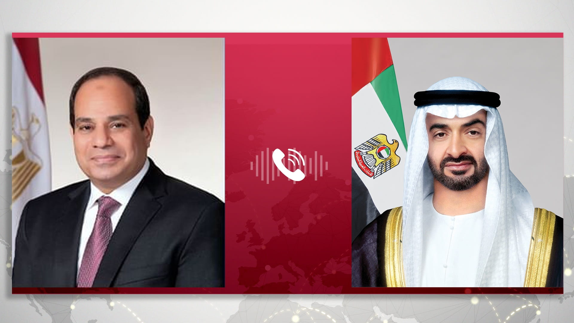 UAE and Egyptian Presidents discuss regional developments 