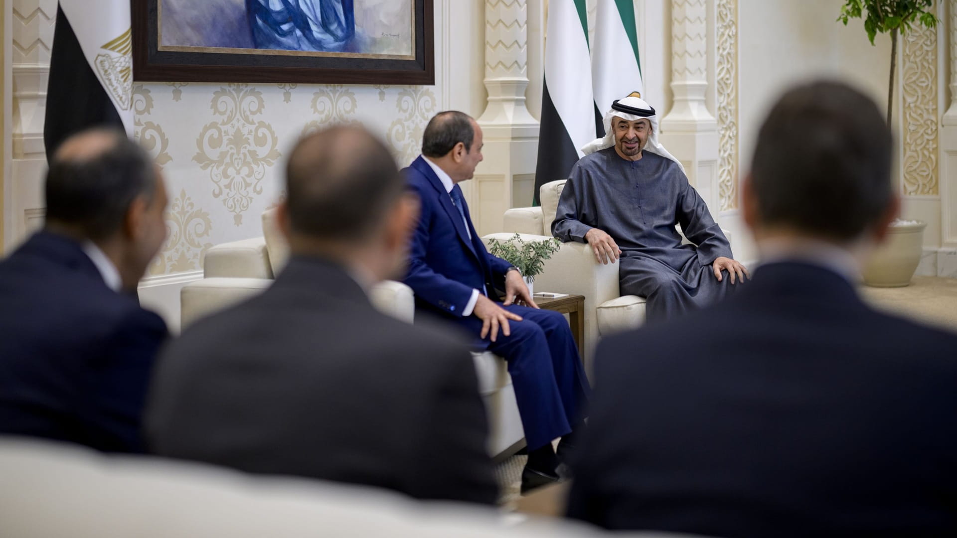 UAE and Egyptian Presidents discuss cooperation 
