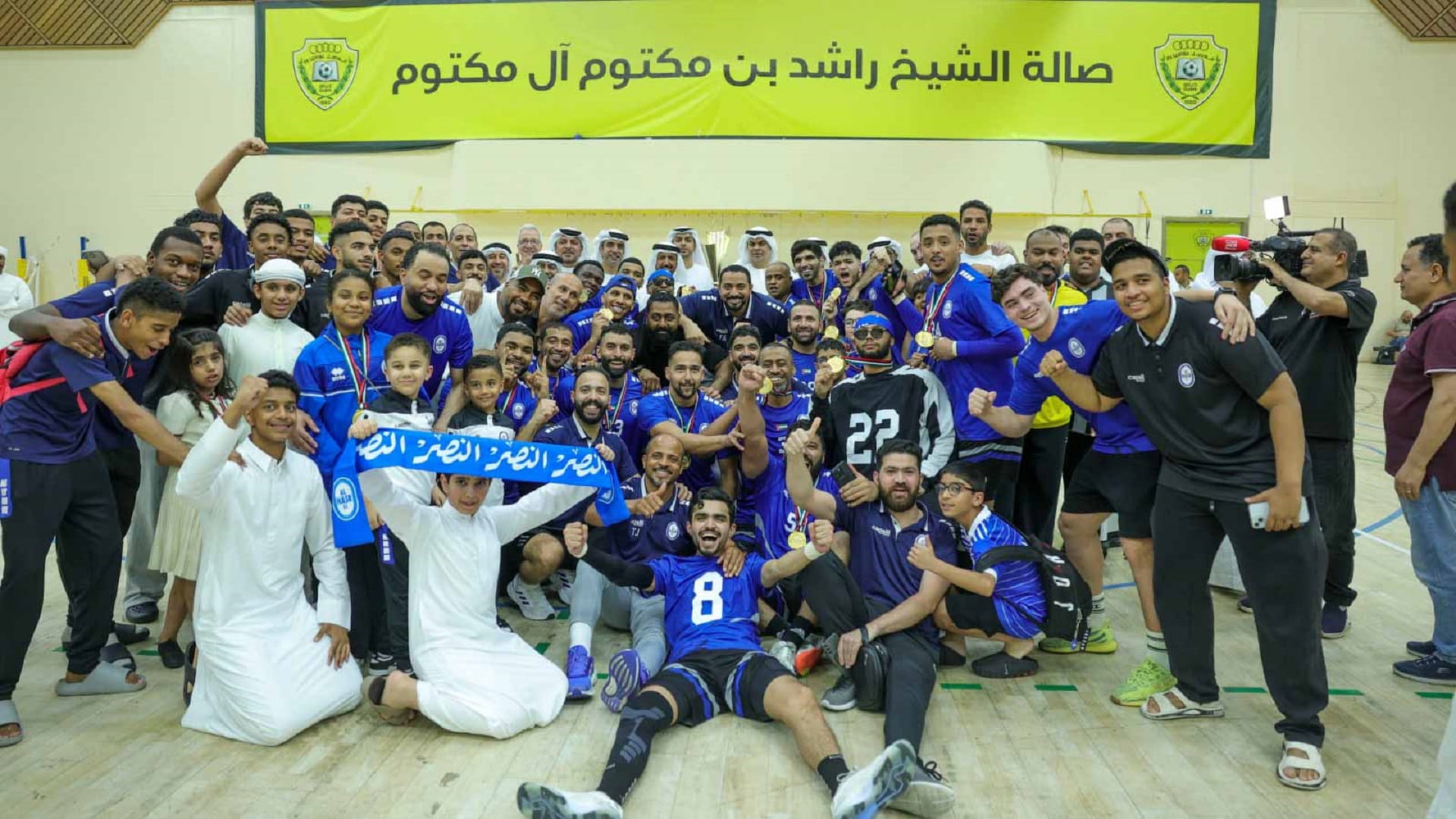 النصر يفوز على الذيد ويتوج بطلاً لكأس الوطن لكرة اليد 