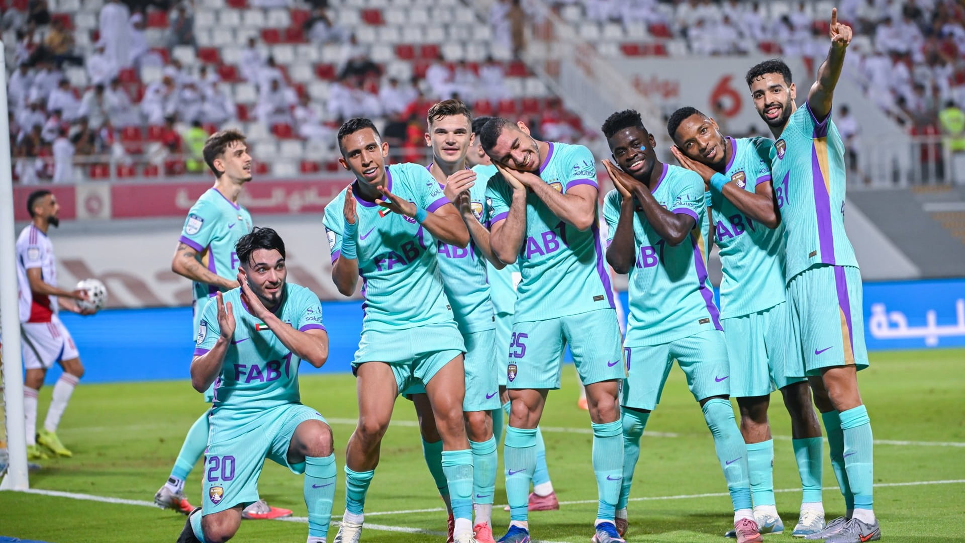العين يفوز على الشارقة ويحسم لقب دوري أدنوك للمحترفين