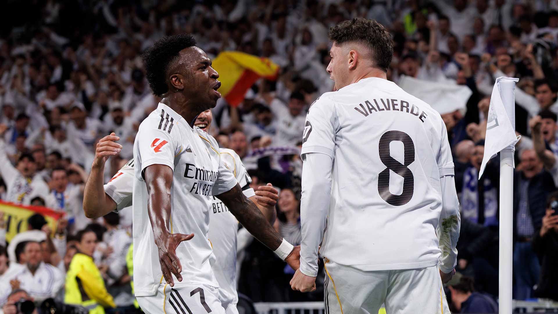 Image for the title: Valverde treated in hospital after Tchouameni clash 
