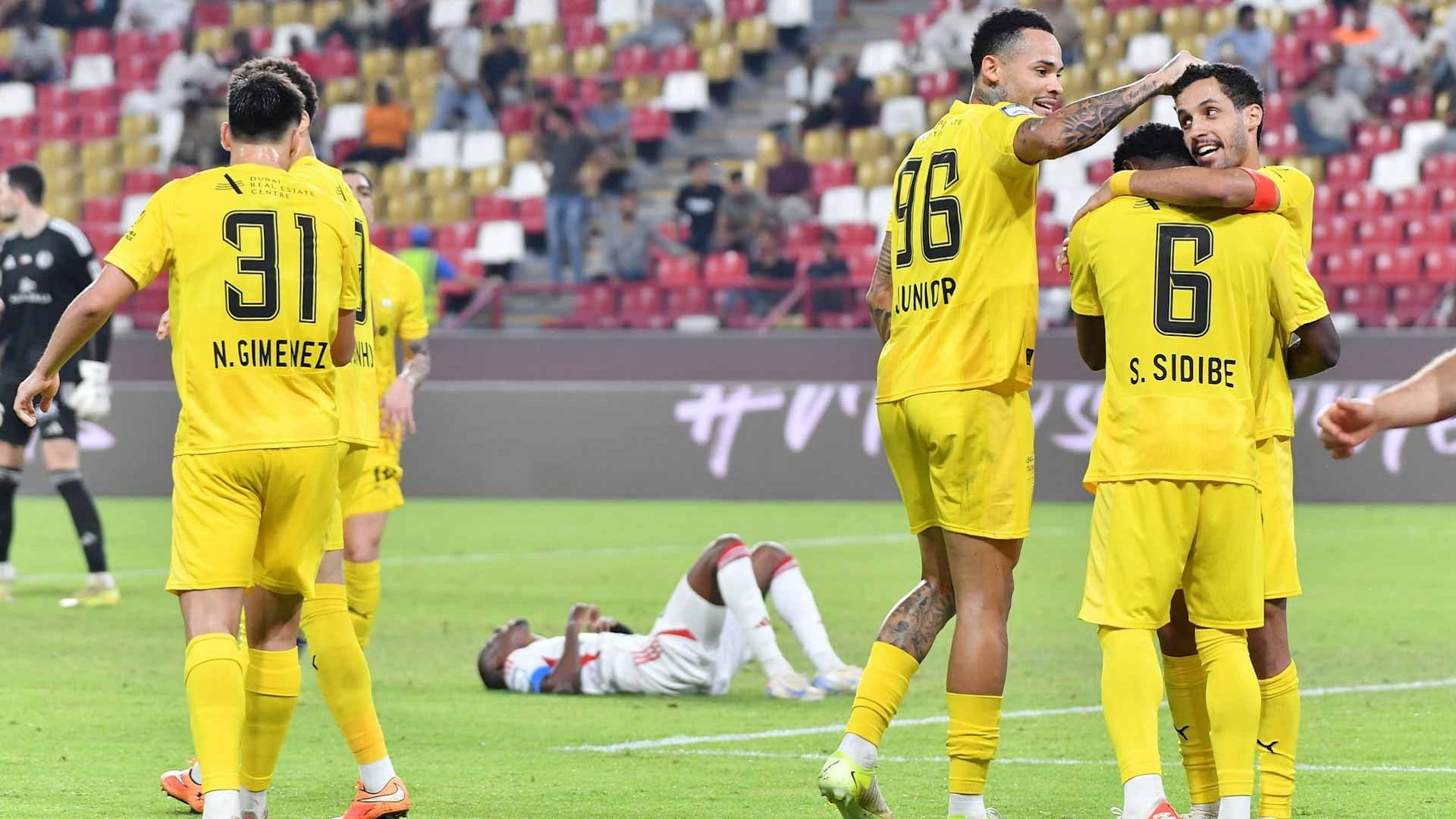 الوصل يفوز على الجزيرة في دوري أدنوك للمحترفين 