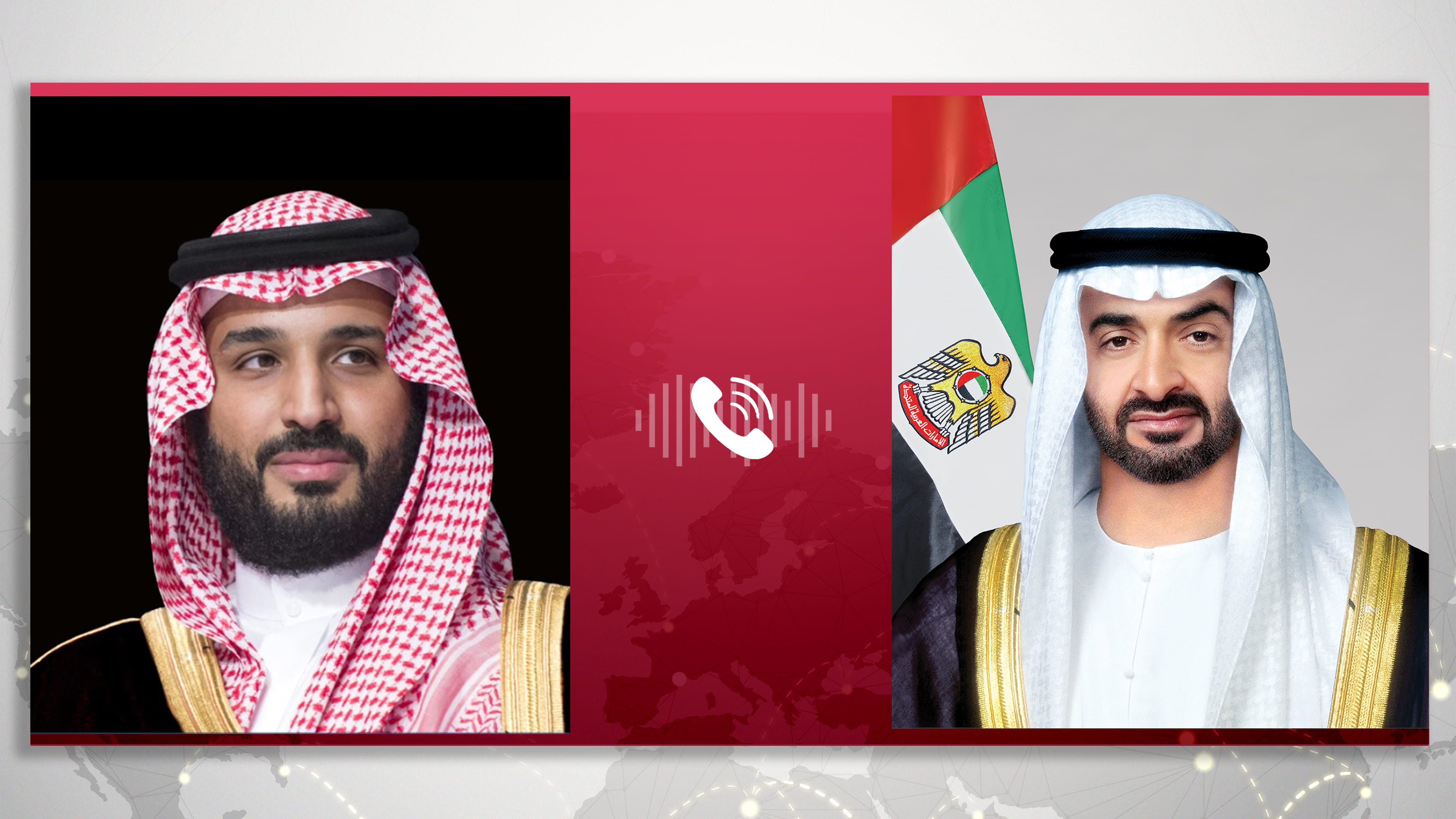 هاتفياً.. رئيس الدولة يبحث مع ولي عهد السعودية التطورات في المنطقة 