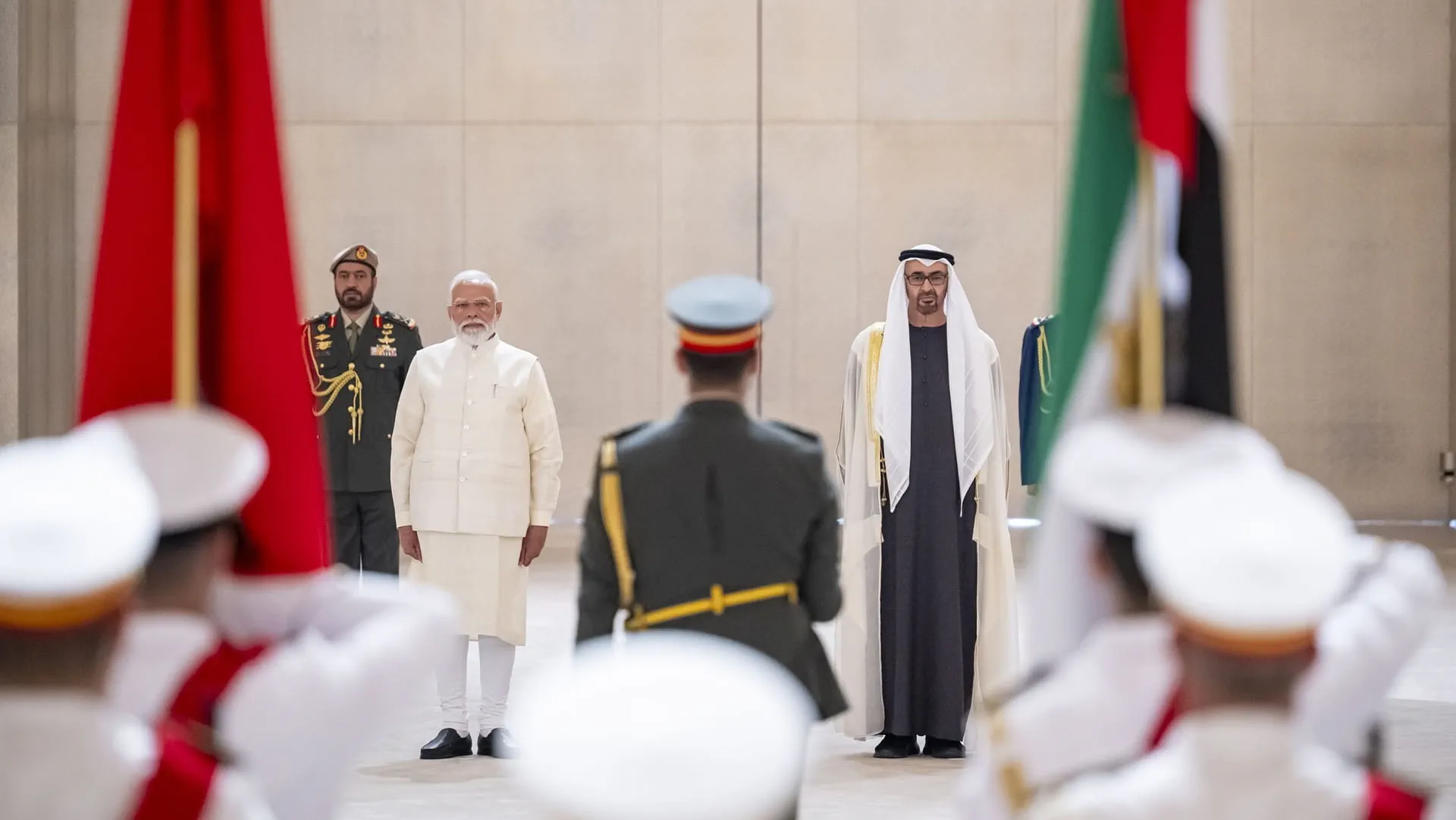UAE President welcomes Indian Prime Minister