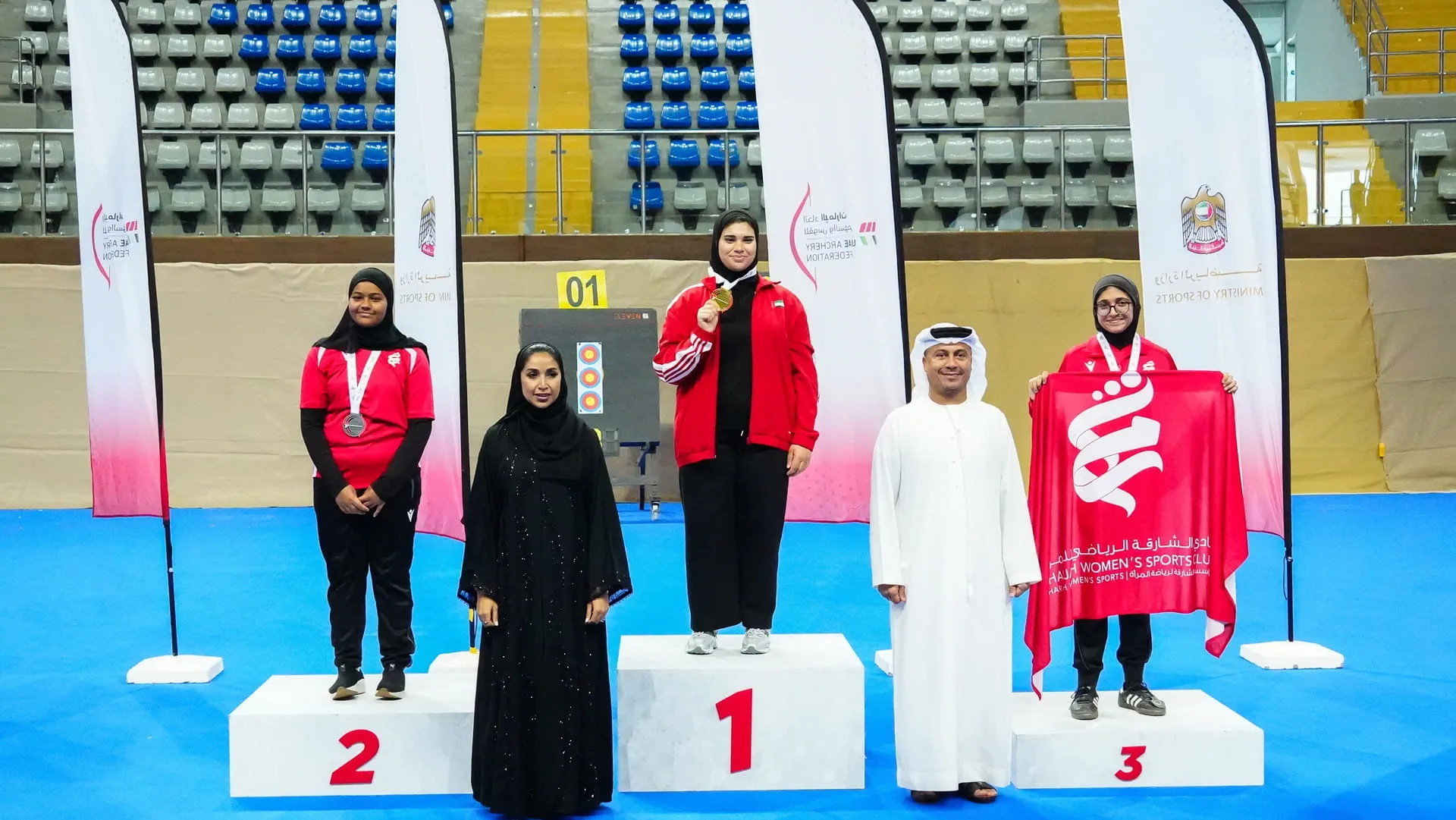SWSC wins 21 medals in the UAE Indoor Archery Cup 