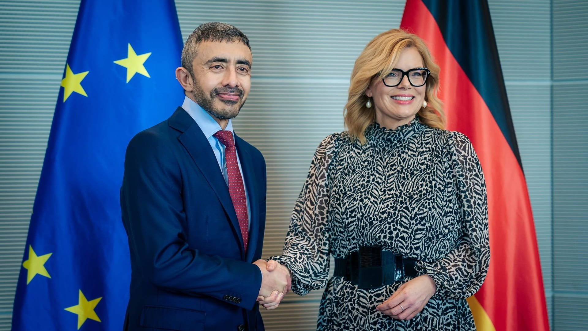 Image for the title: Abdullah bin Zayed meets President of German Bundestag