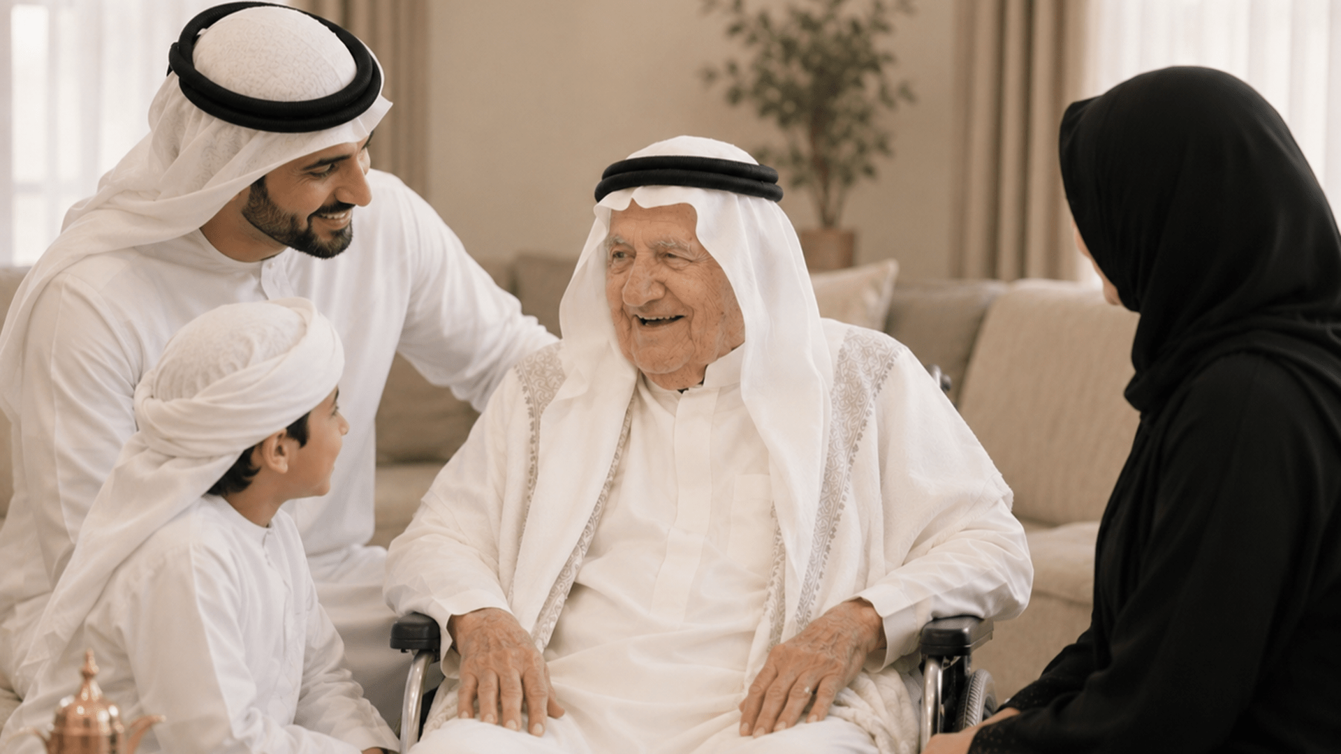 Image for the title: “Celebrating Eid with you” receives Eid  well-wishers 