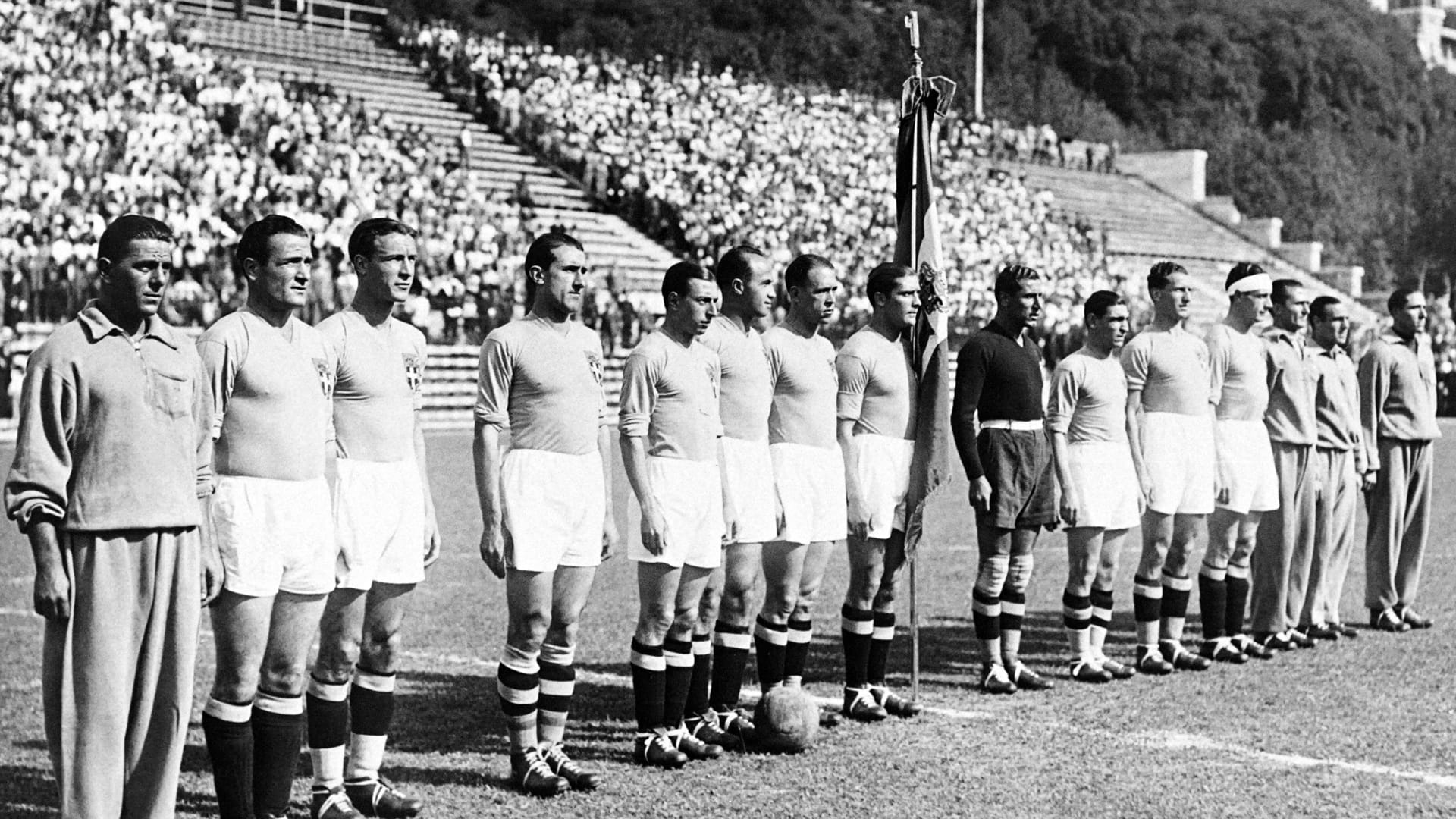 Image for the title: 1934 World Cup: Italy crowned amid political shadows 