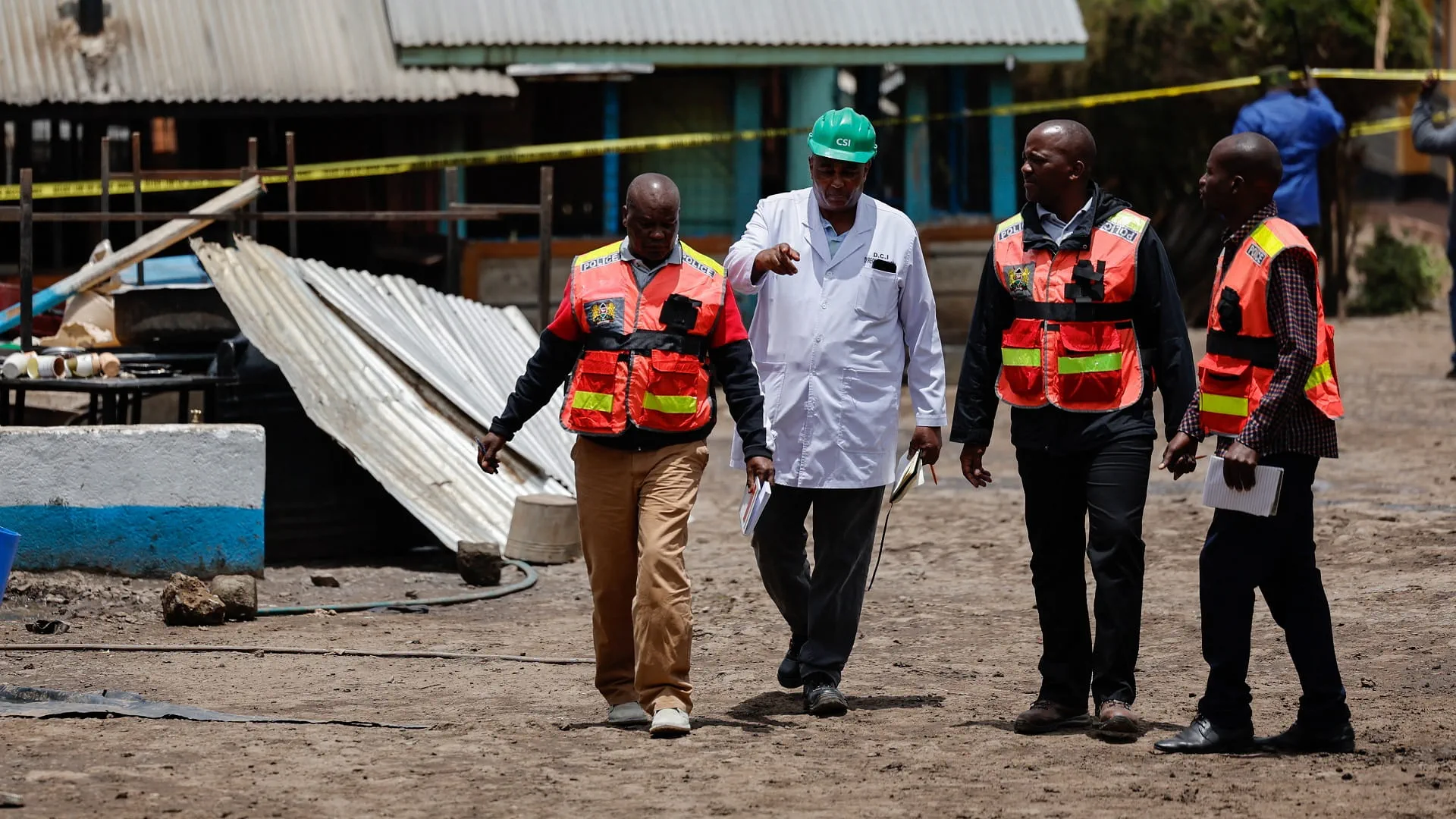 Image for the title: 16 dead, 73 injured in Kenya school fire 