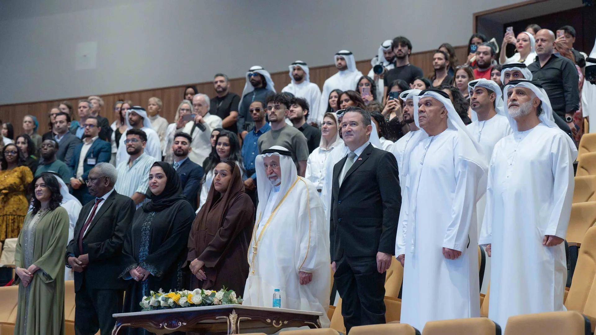 Sharjah Ruler at the graduation ceremony