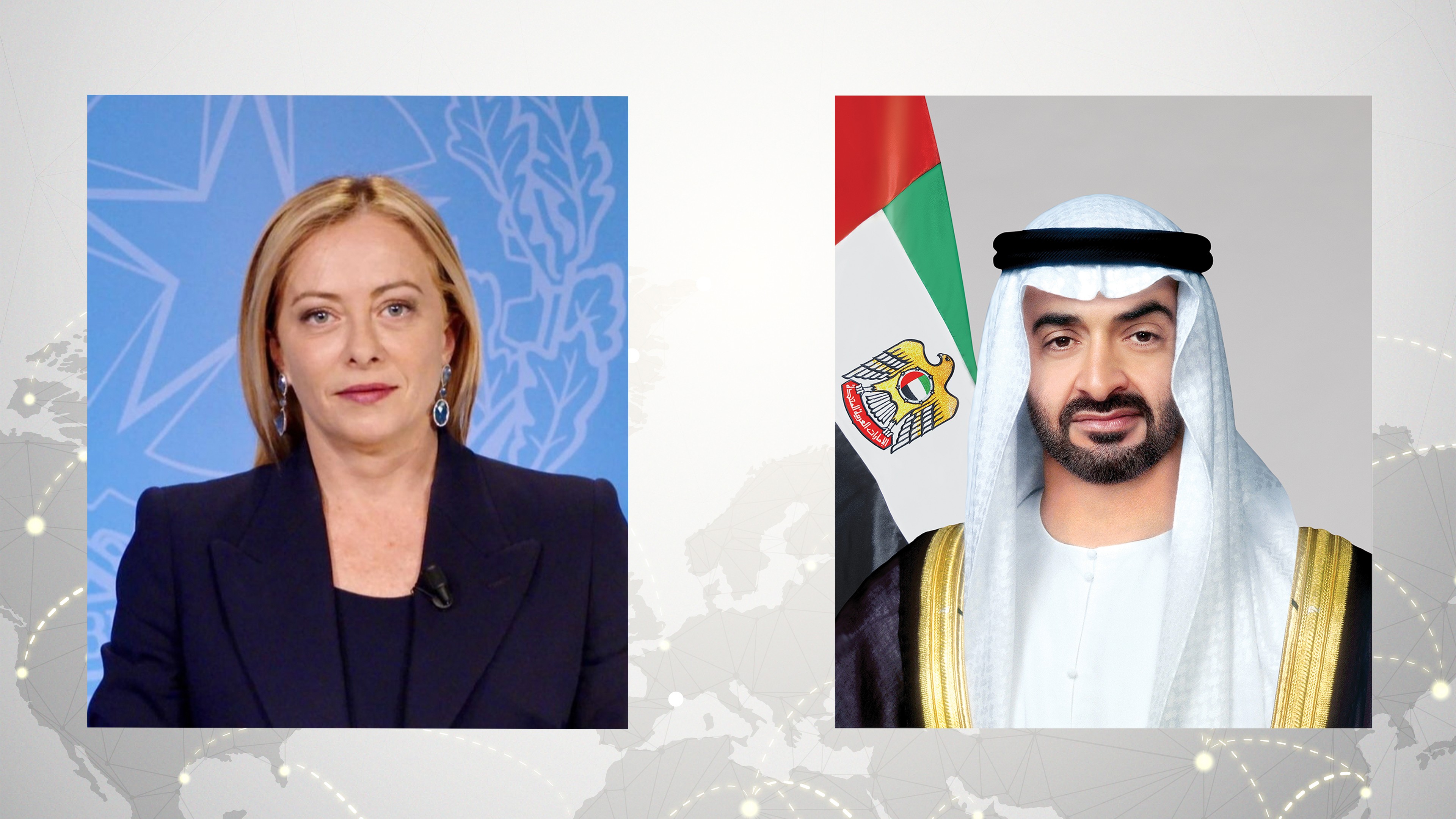 UAE President and Italian PM discuss regional developments