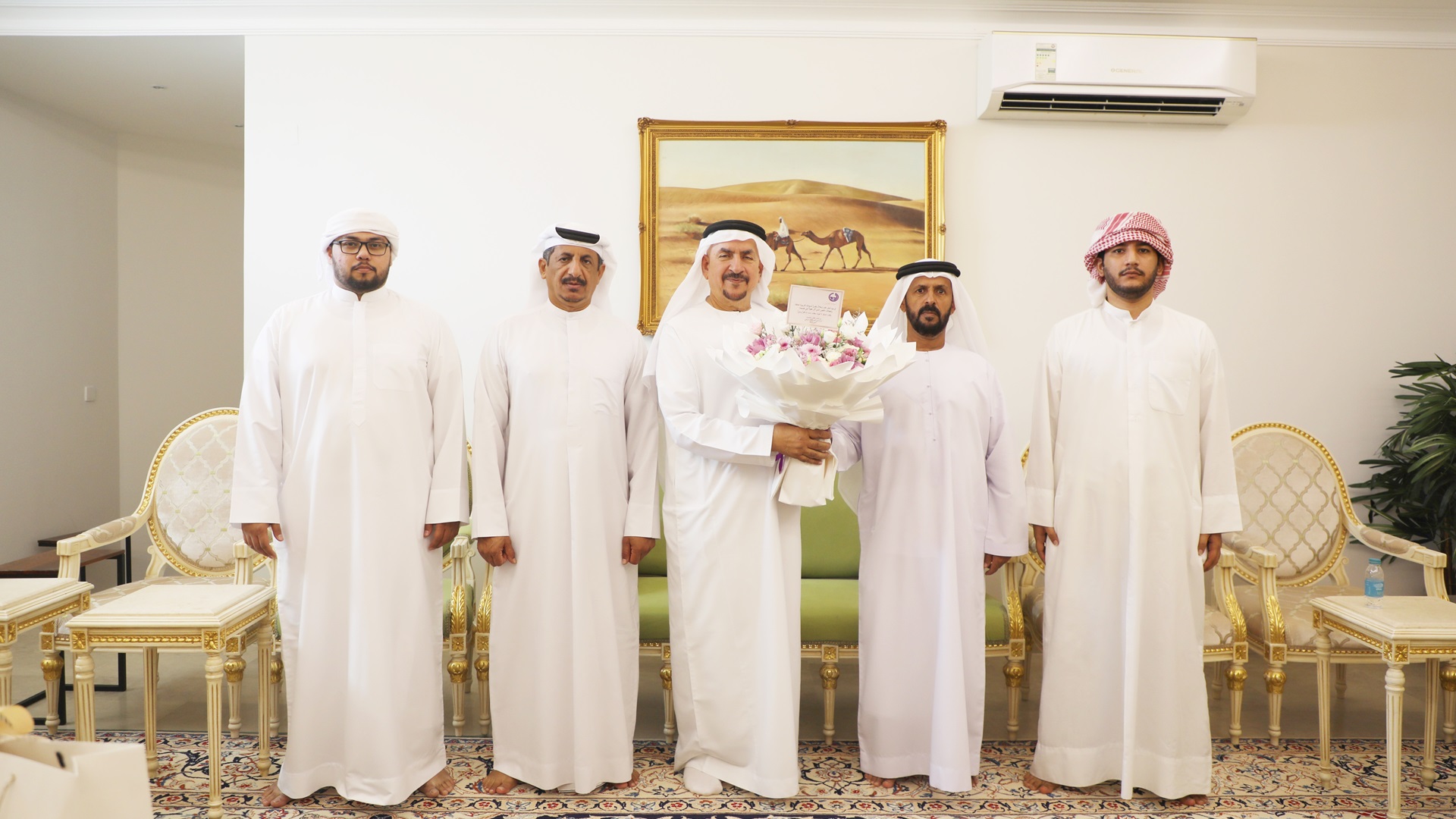 Al Dhaid Club honours education veteran Dr Rashid Al Mazrouei 