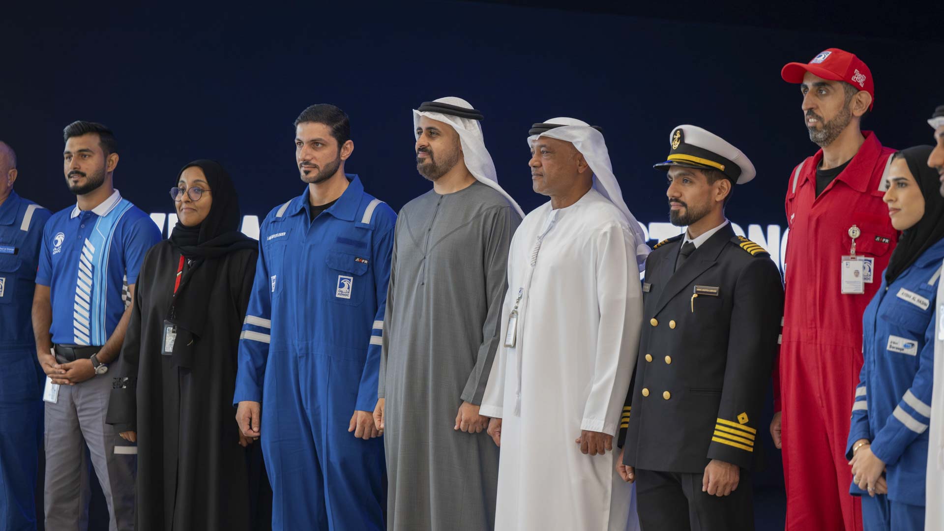 Theyab bin Mohamed visits ADNOC Headquarters, meets employees