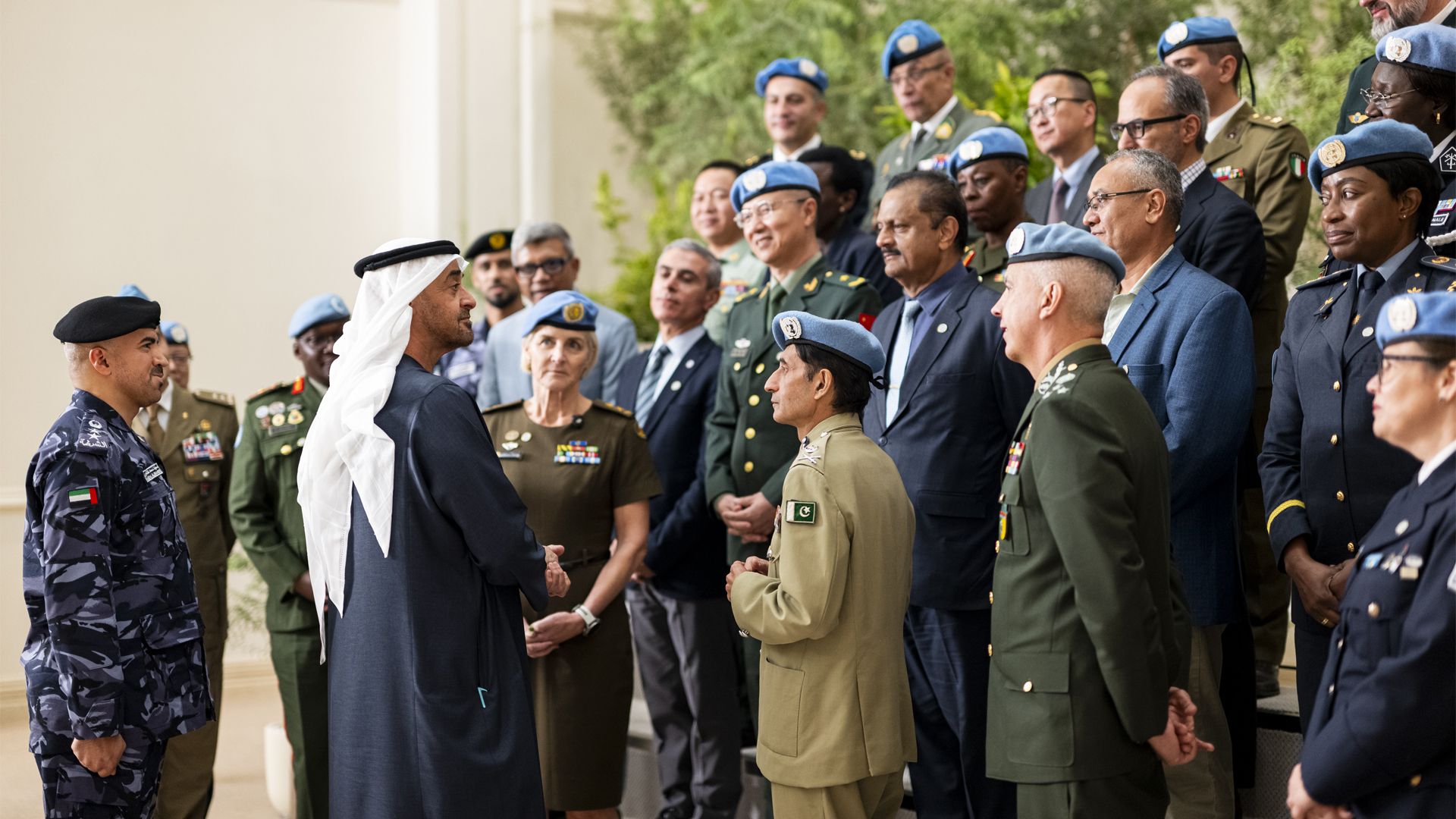 UAE President receives UN Peace Operations Workshop participants