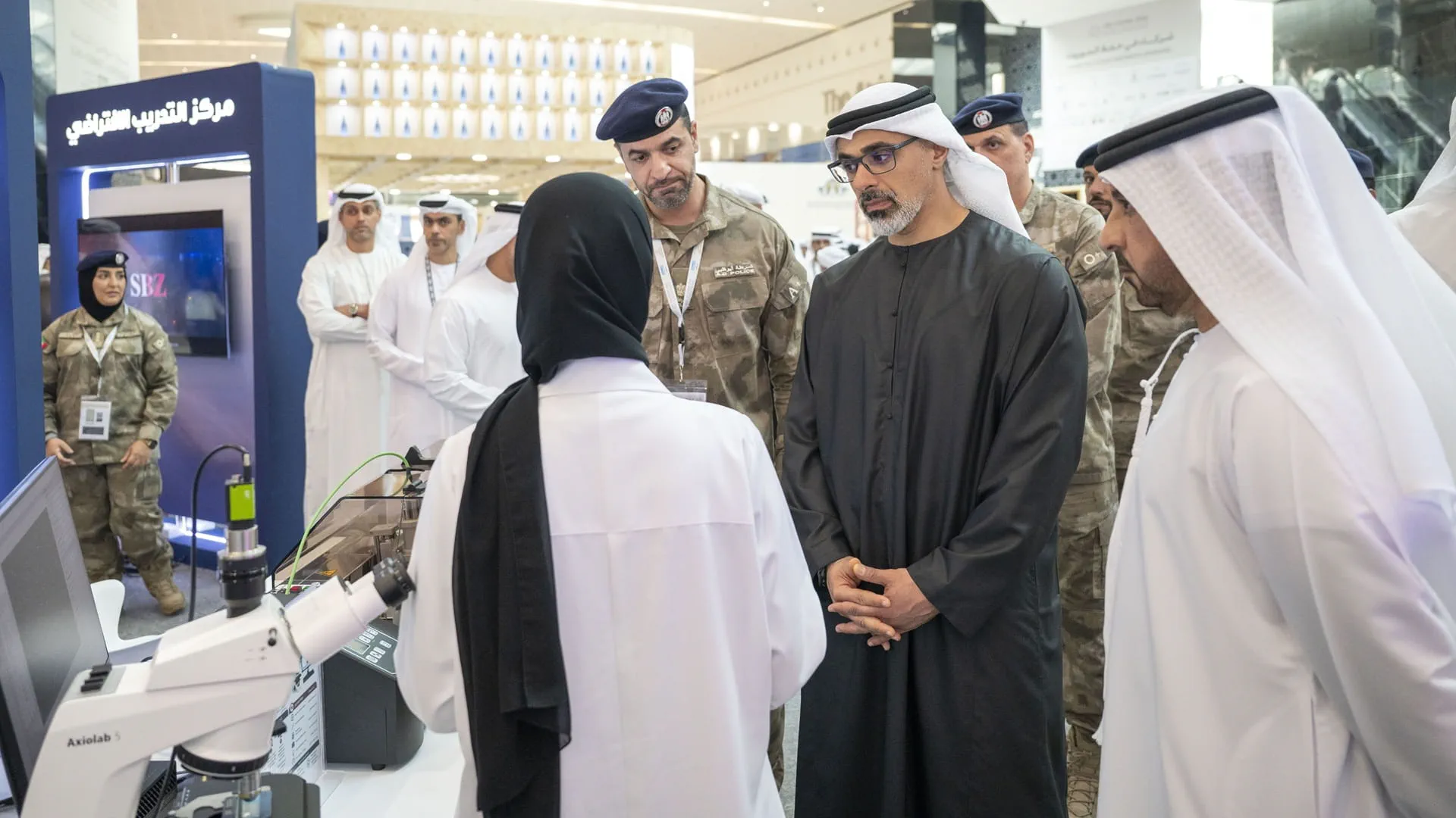Abu Dhabi Crown Prince visits ADIHEX 2026 