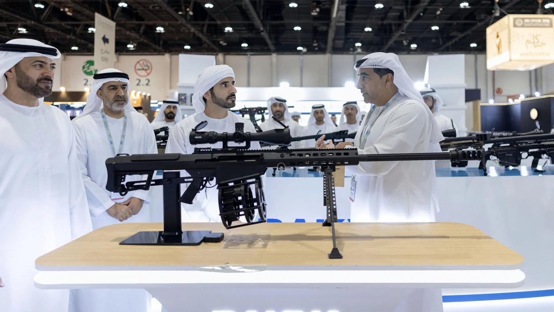 Hamdan bin Mohammed visits ADIHEX 2026 