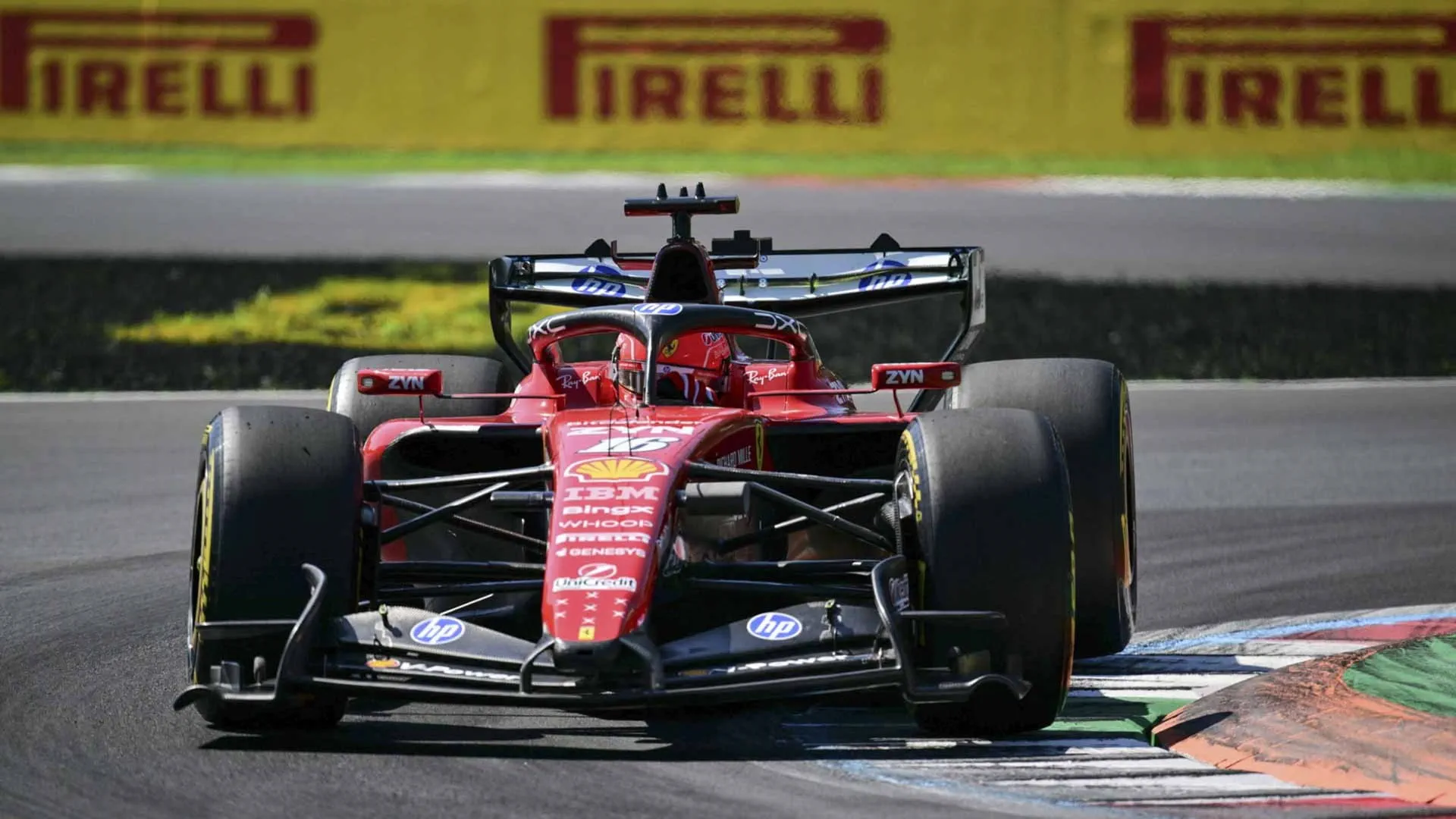Leclerc leads Ferrari 1-2 in first practice at Monza