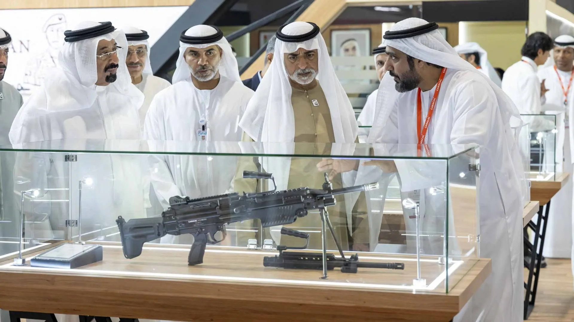 Nahyan bin Mubarak visits 23rd ADIHEX