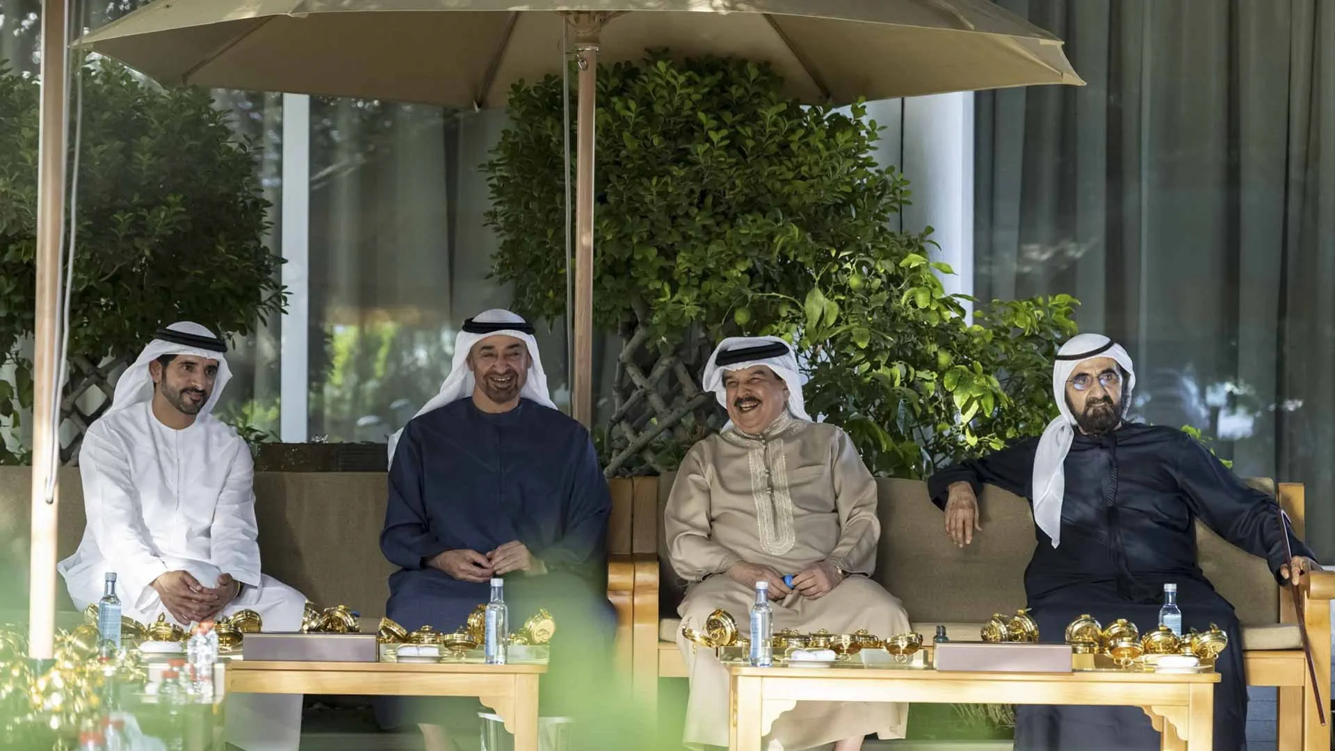 UAE President meets with King of Bahrain