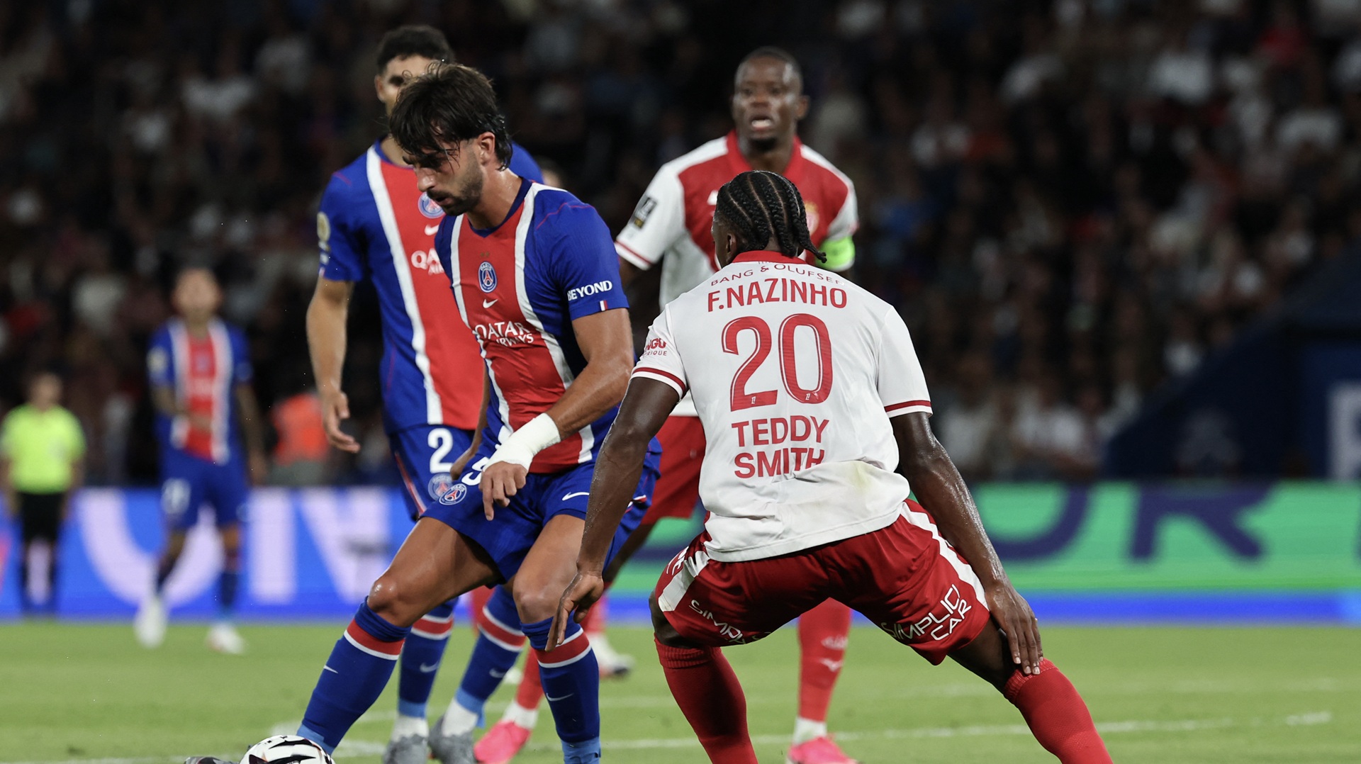 سان جيرمان يتعثر أمام موناكو في الدوري الفرنسي 
