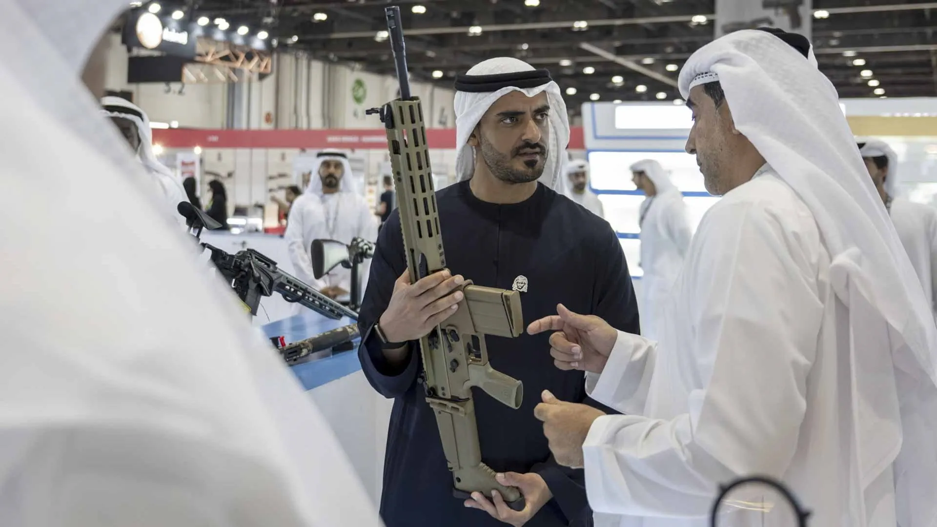 Zayed bin Mohamed bin Zayed attends ADIHEX 2026 